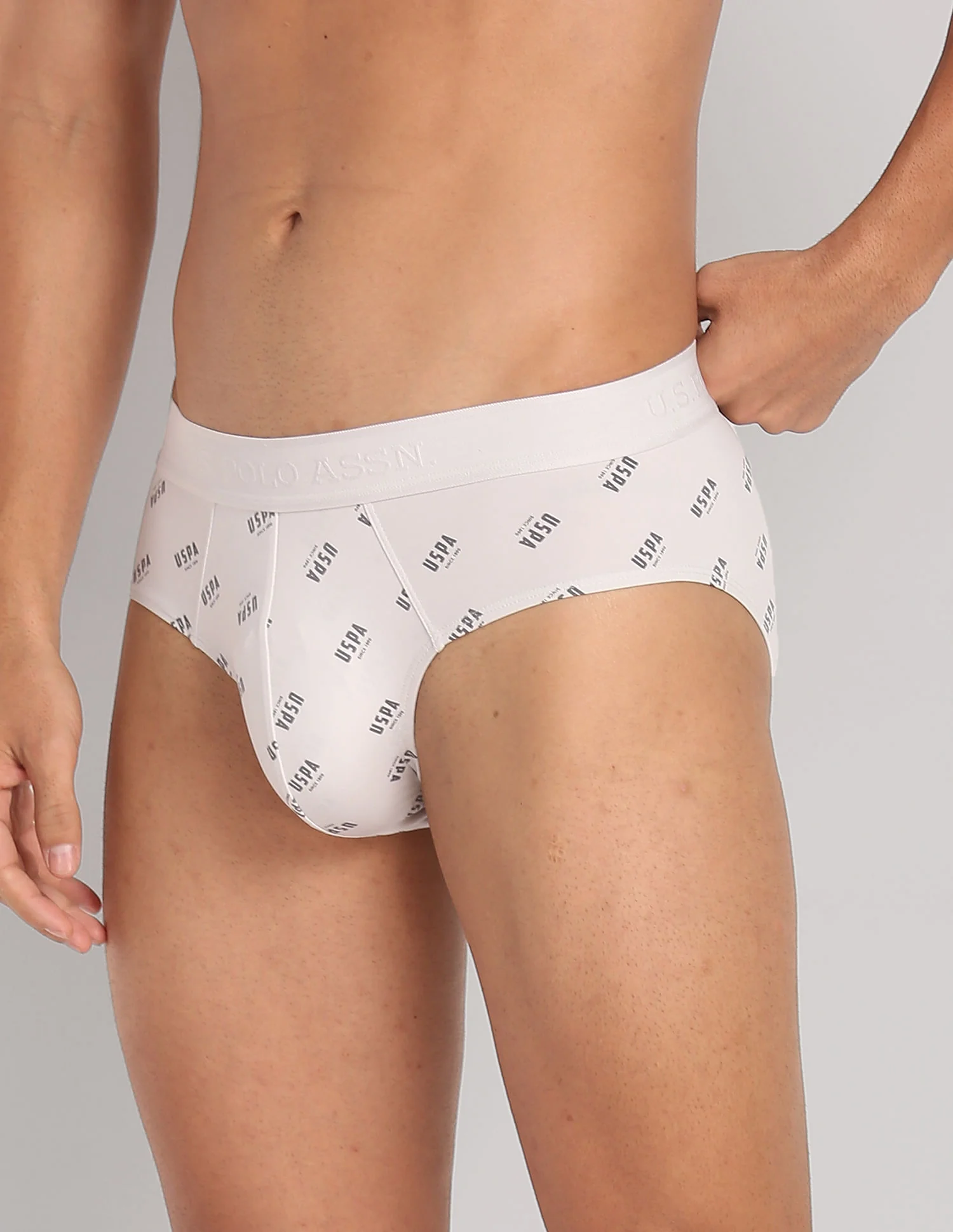 Nylon Stretch Printed AB002 Active Briefs - Pack Of 1 - Image 4