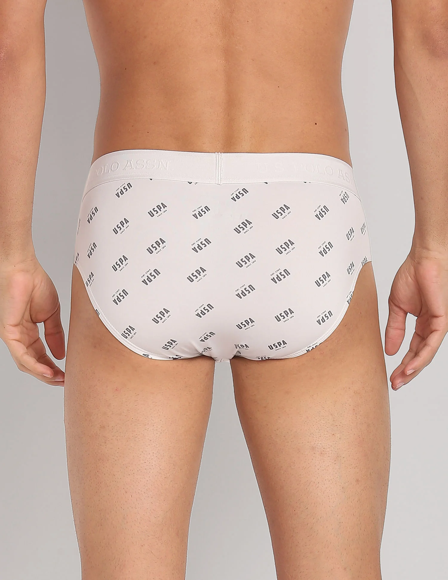 Nylon Stretch Printed AB002 Active Briefs - Pack Of 1 - Image 5