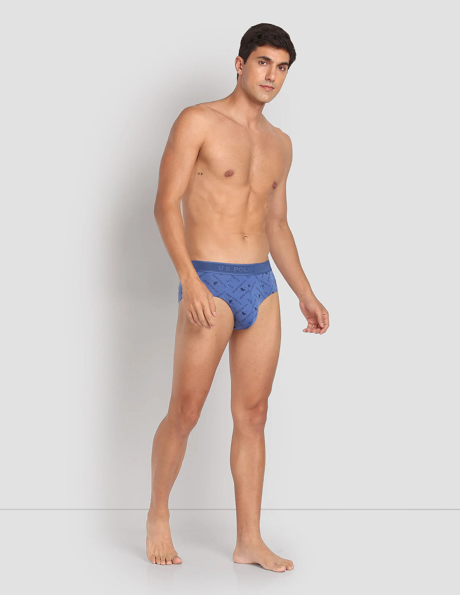 Nylon Stretch Printed AB002 Active Briefs - Pack Of 1 - Image 3