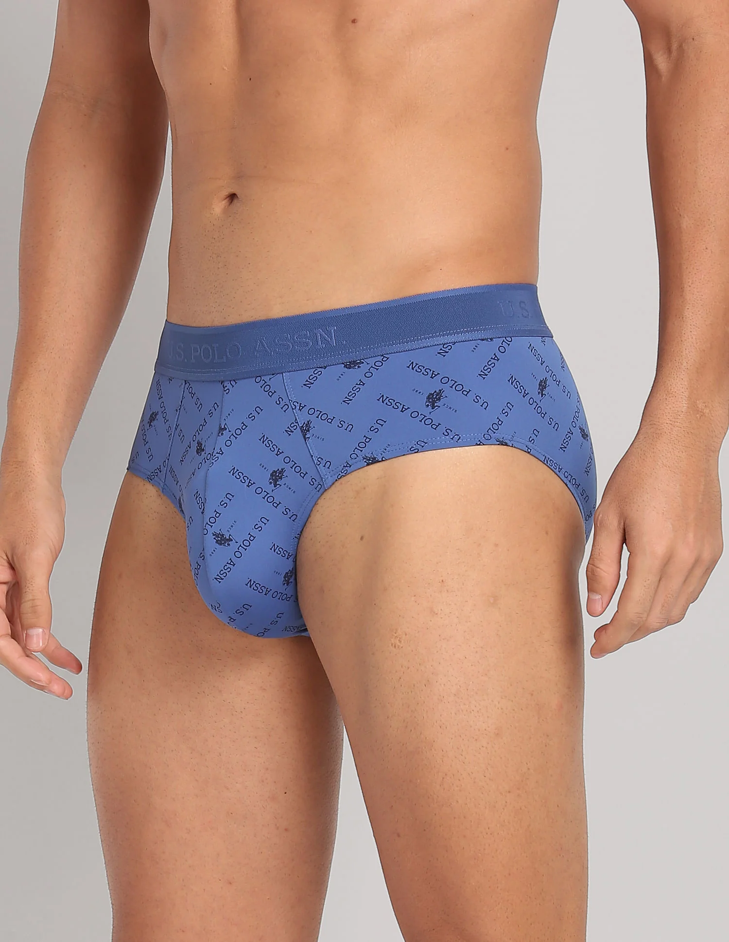 Nylon Stretch Printed AB002 Active Briefs - Pack Of 1 - Image 4