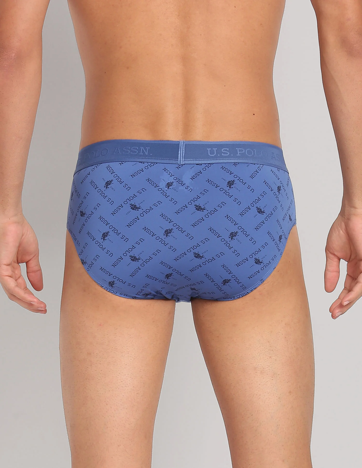 Nylon Stretch Printed AB002 Active Briefs - Pack Of 1 - Image 5