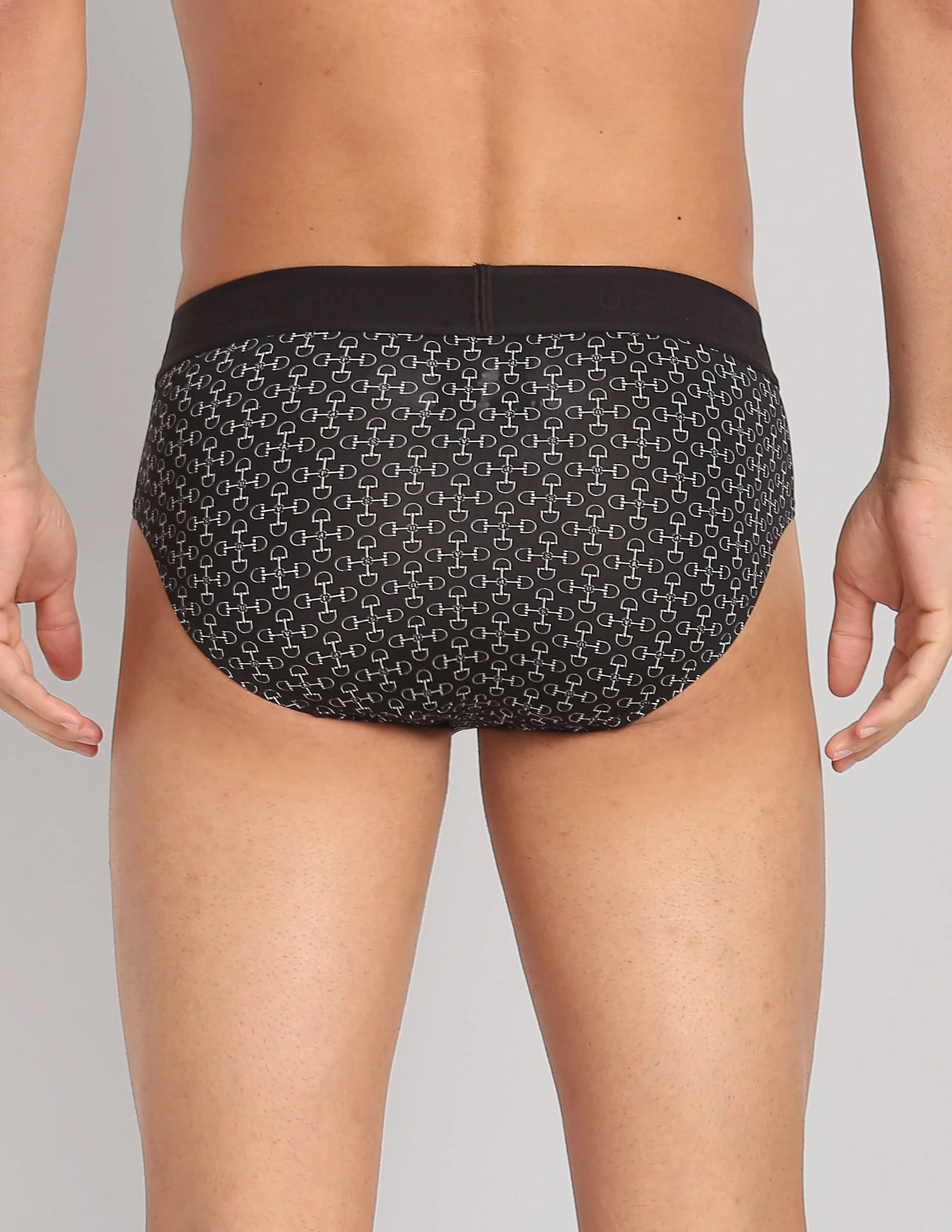 Nylon Stretch Printed AB002 Active Briefs - Pack Of 1 - Image 5