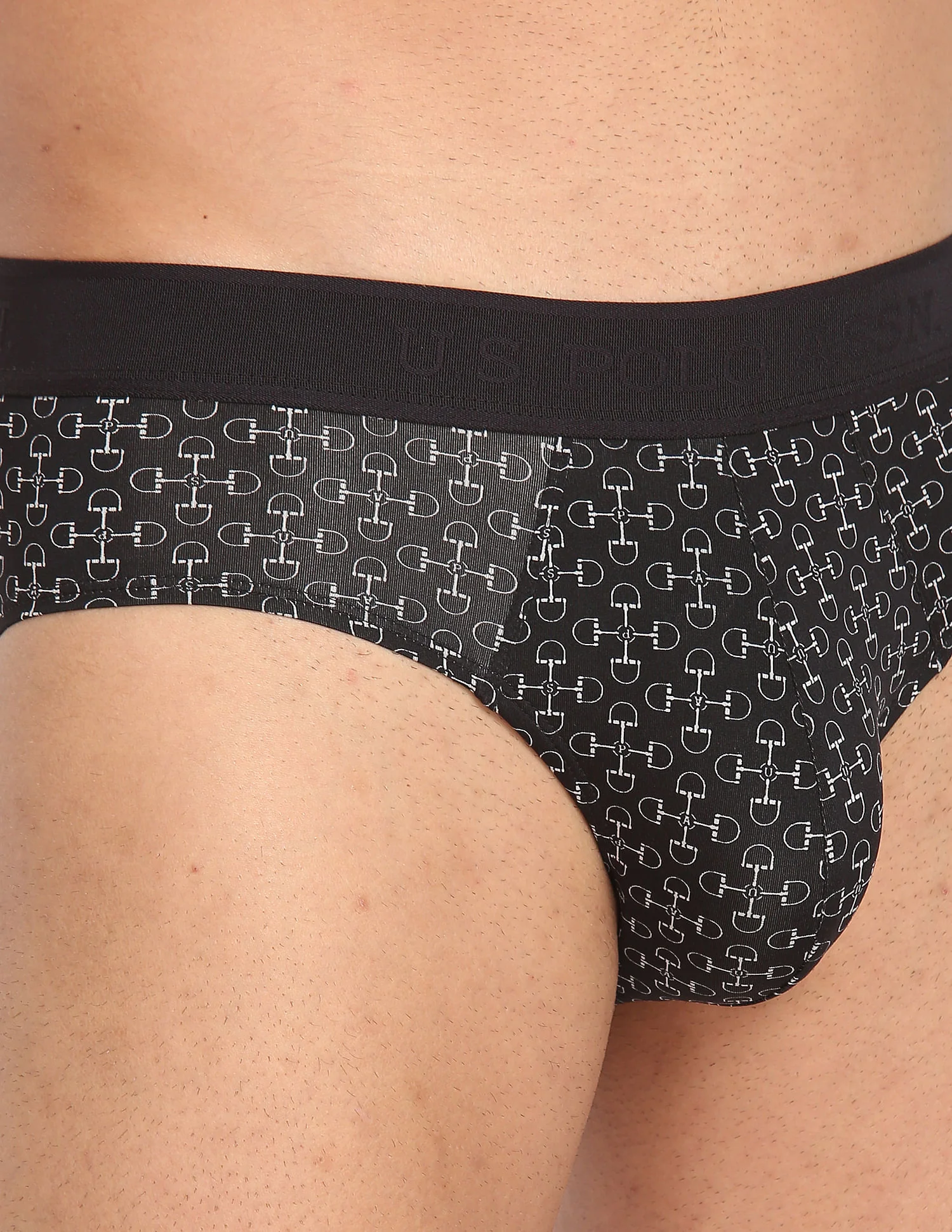 Nylon Stretch Printed AB002 Active Briefs - Pack Of 1 - Image 6
