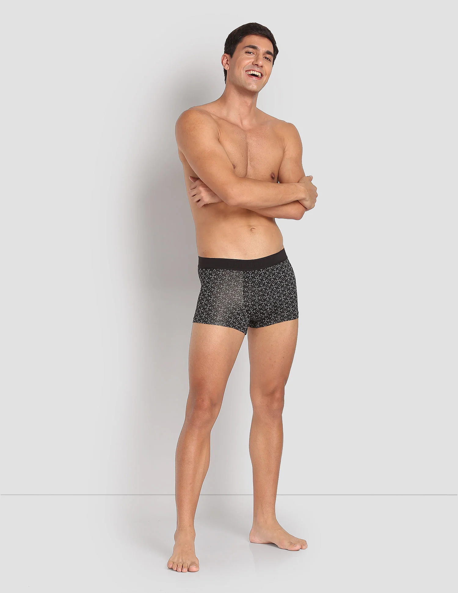 Nylon Stretch Printed AT002 Active Trunks - Pack Of 1 - Image 3