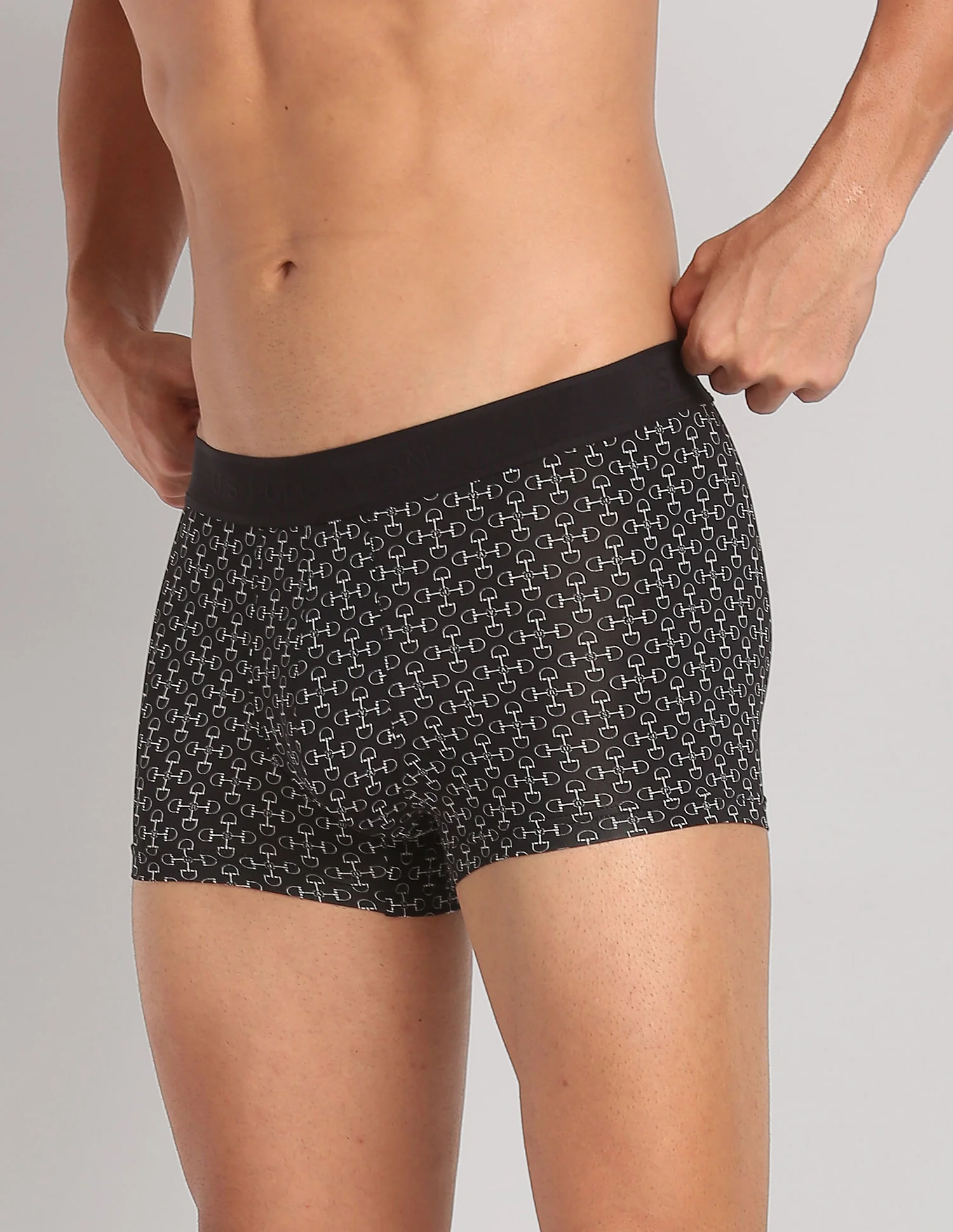 Nylon Stretch Printed AT002 Active Trunks - Pack Of 1 - Image 4