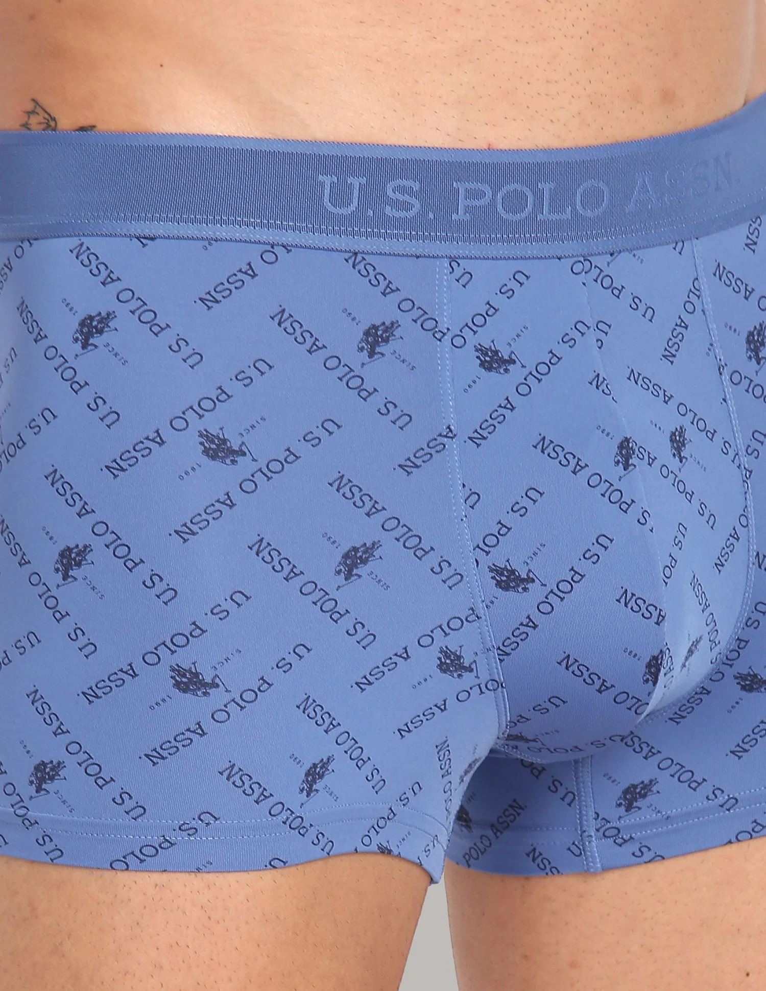 Nylon Stretch Printed AT002 Active Trunks - Pack Of 1 - Image 6
