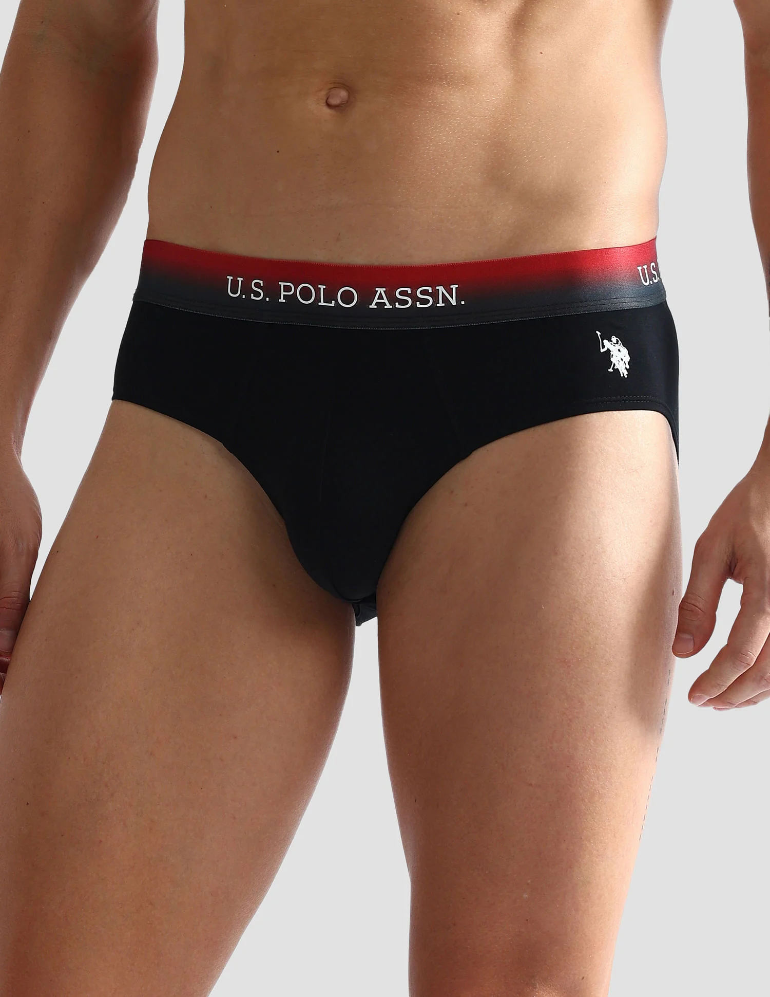 Ombre Waistband Solid OEB05 Briefs - Pack Of 2 - Image 5