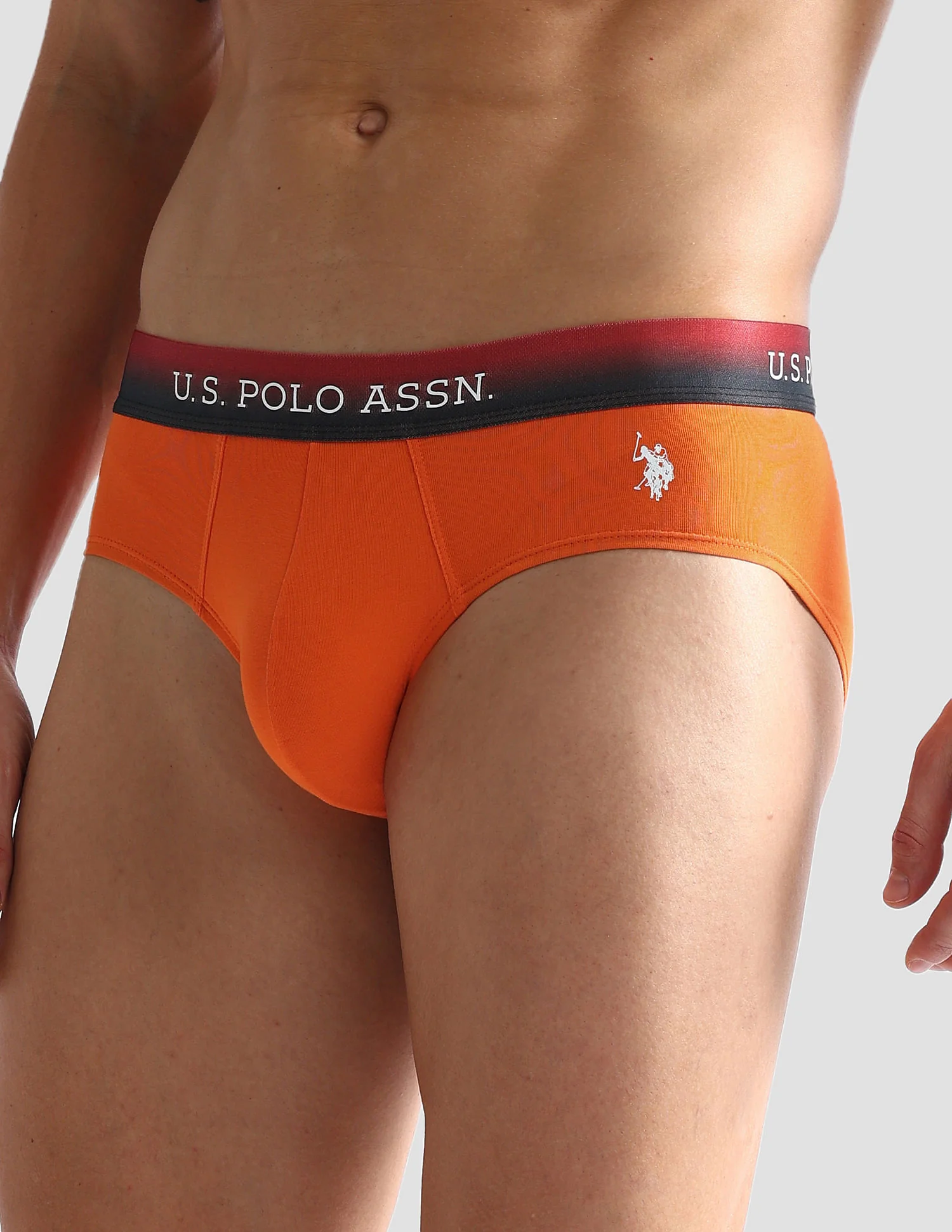 Ombre Waistband Solid OEB05 Briefs - Pack Of 2 - Image 5