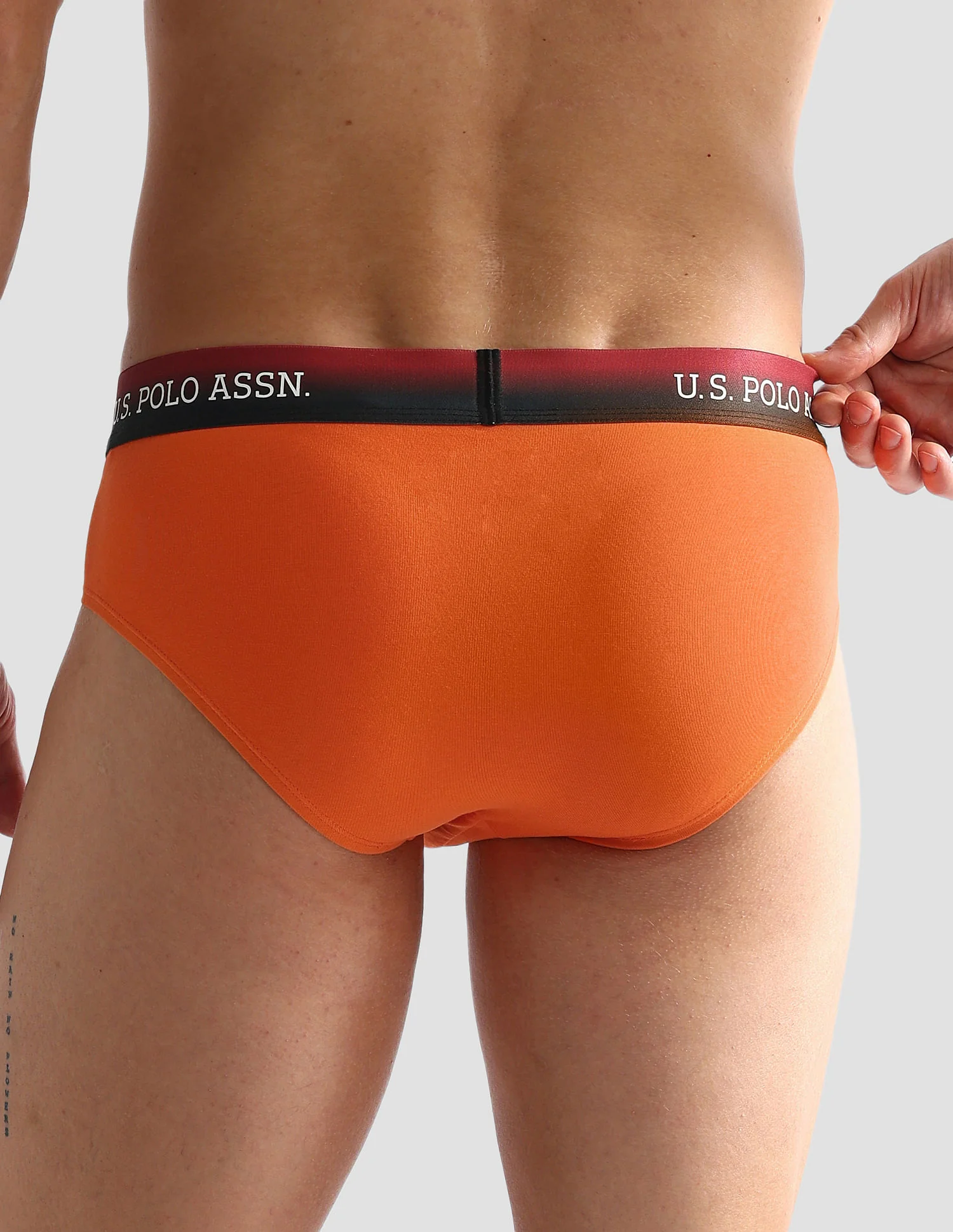 Ombre Waistband Solid OEB05 Briefs - Pack Of 2 - Image 7