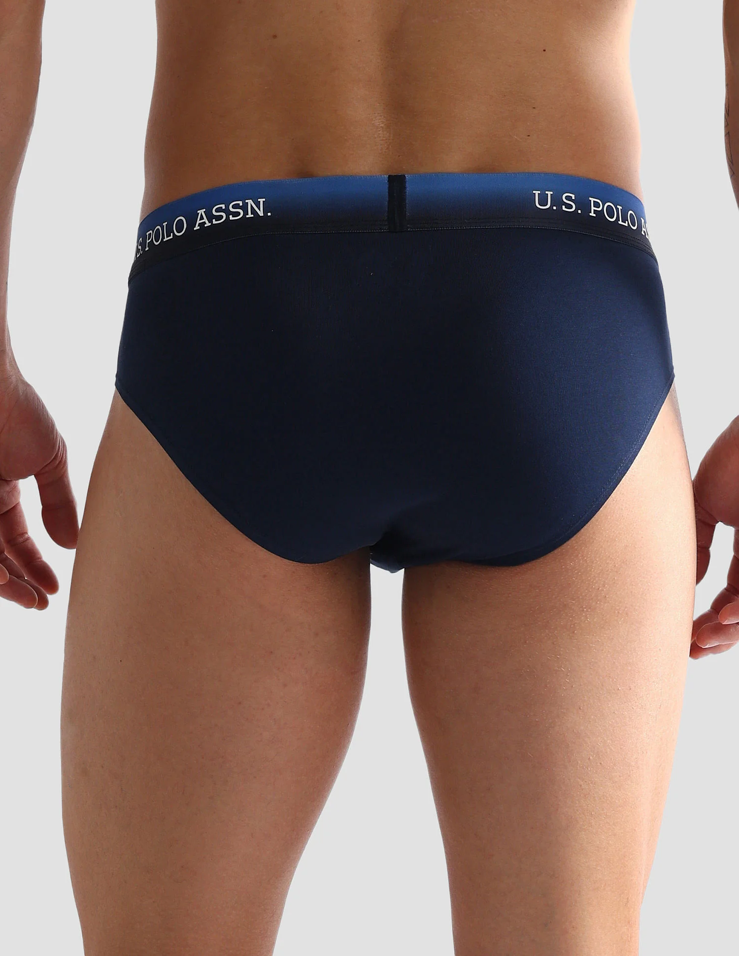 Ombre Waistband Solid OEB05 Briefs - Pack Of 2 - Image 7