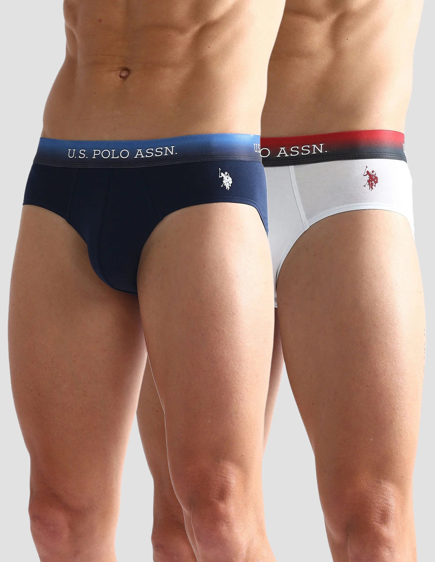 Ombre Waistband Solid OEB05 Briefs - Pack Of 2 - Image 6