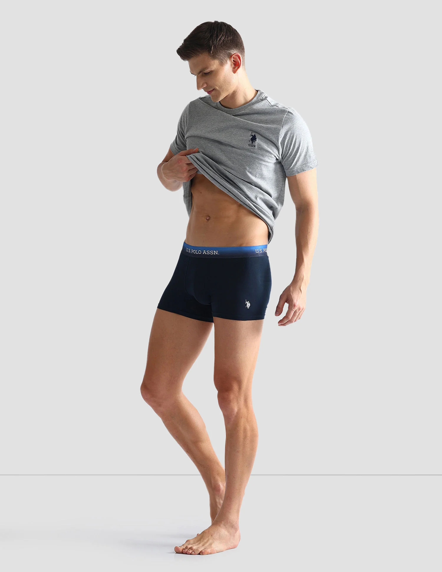 Ombre Waistband Solid OET05 Trunks - Pack Of 2 - Image 3
