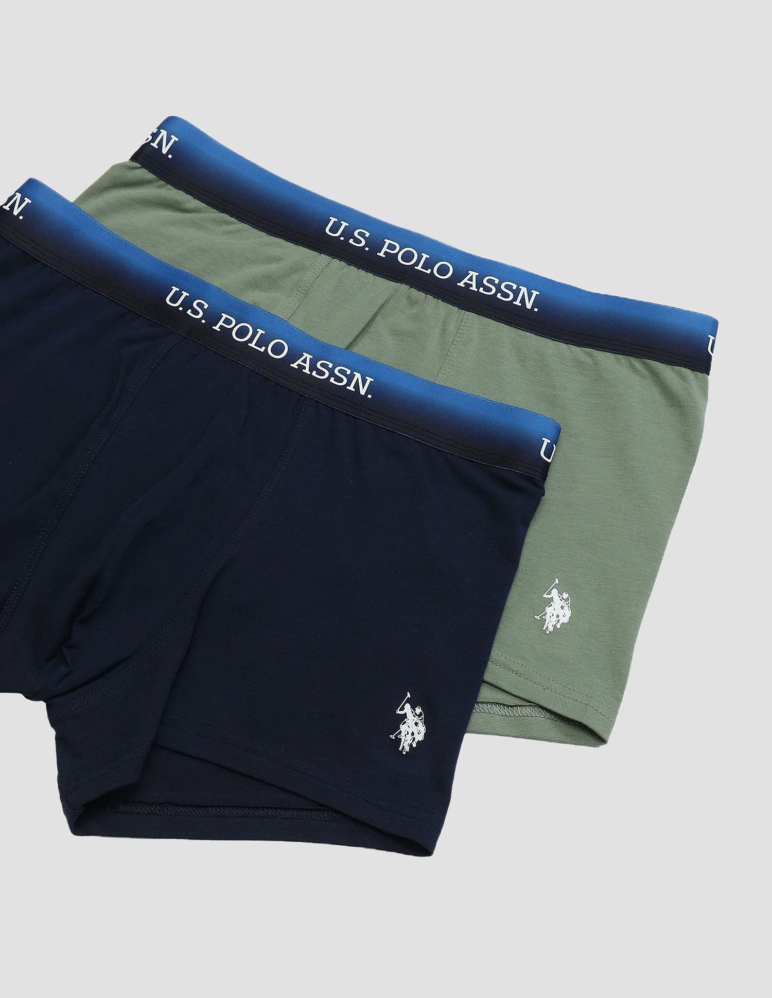 Ombre Waistband Solid OET05 Trunks - Pack Of 2 - Image 2