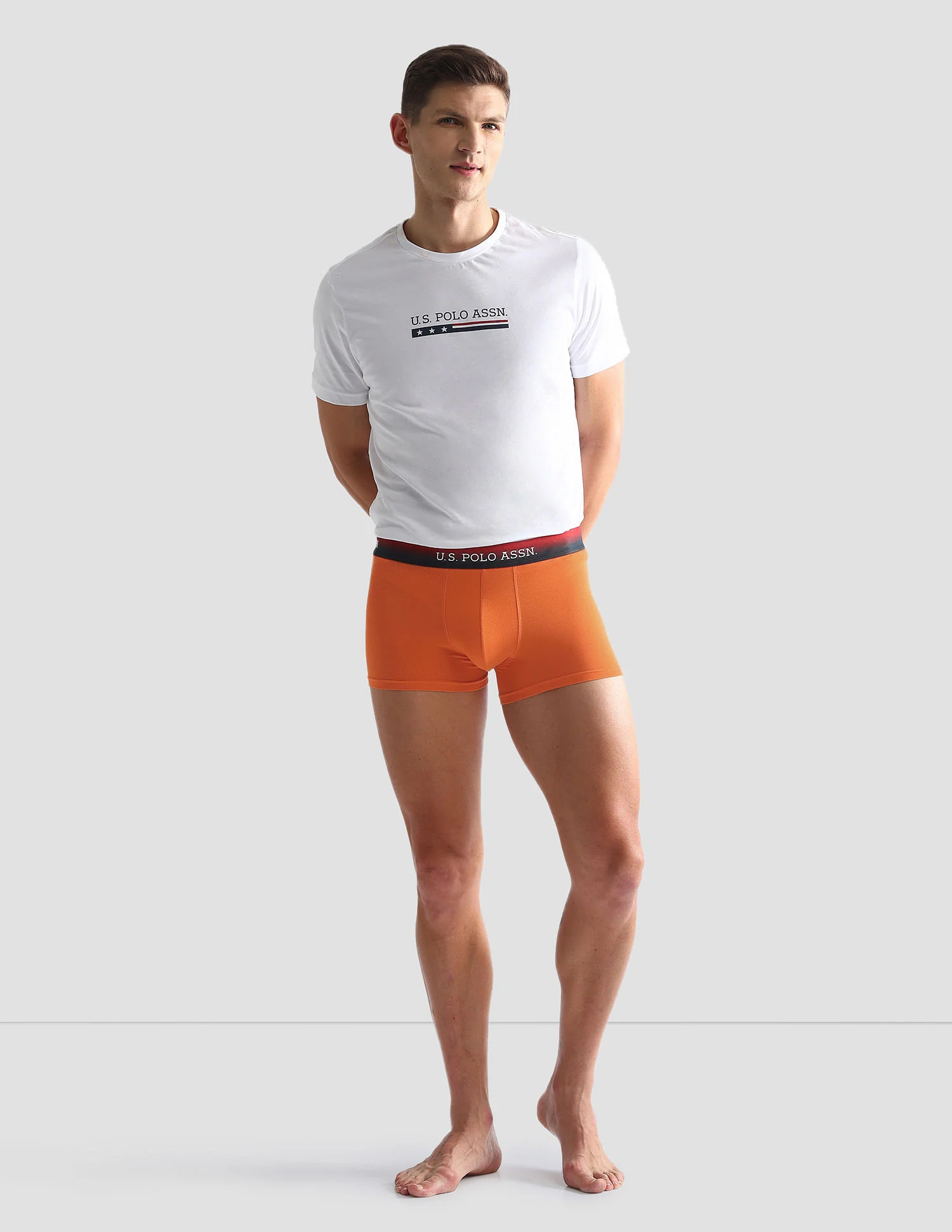 Ombre Waistband Solid OET05 Trunks - Pack Of 2 - Image 4