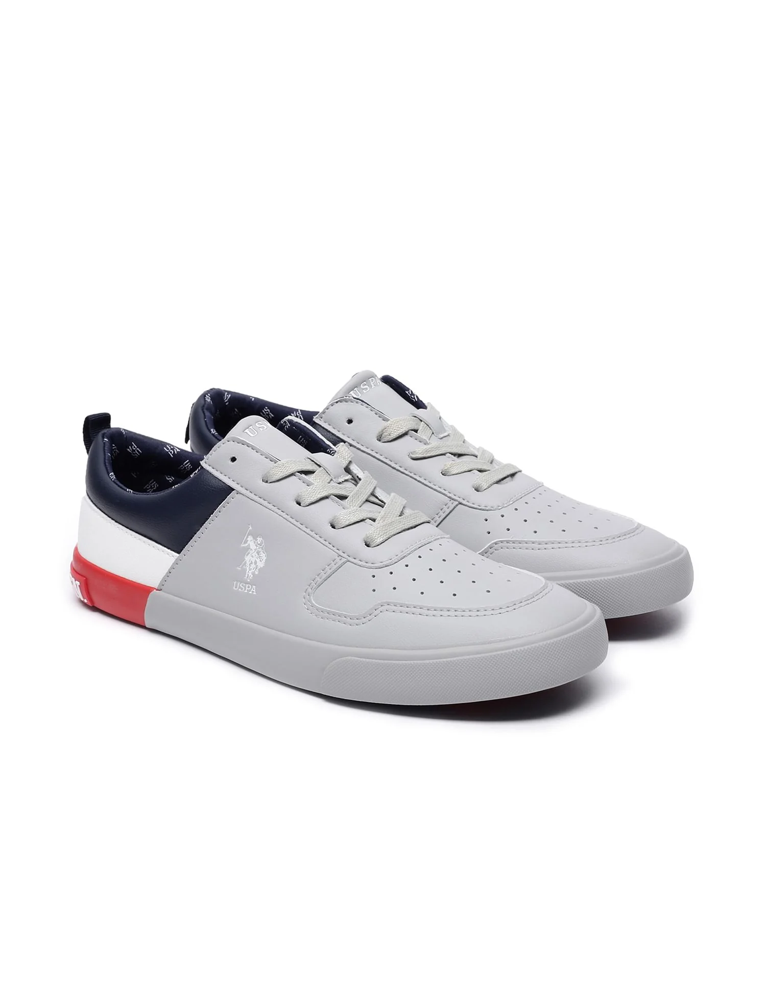 Panelled Colour Block Clanal Sneakers - Image 2