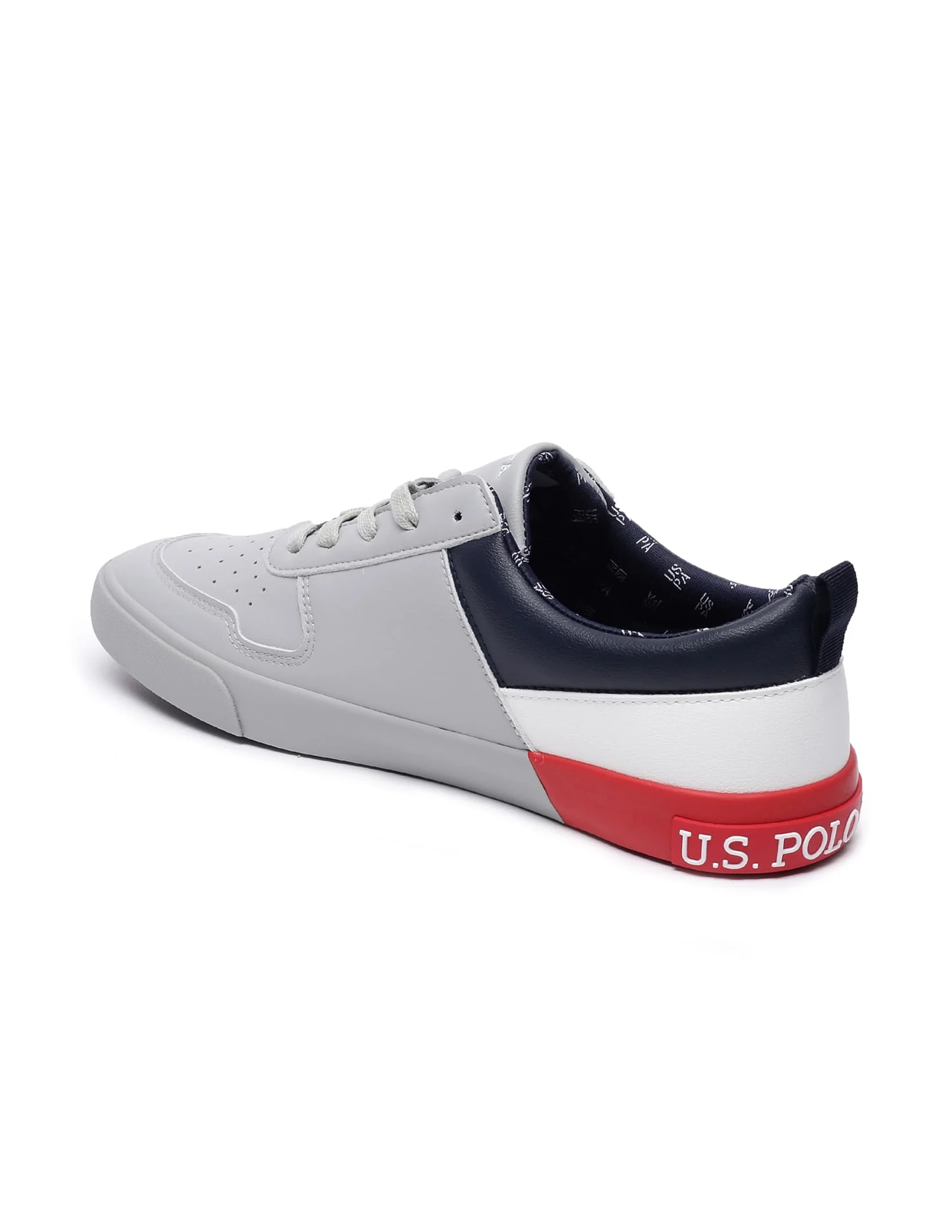 Panelled Colour Block Clanal Sneakers - Image 3