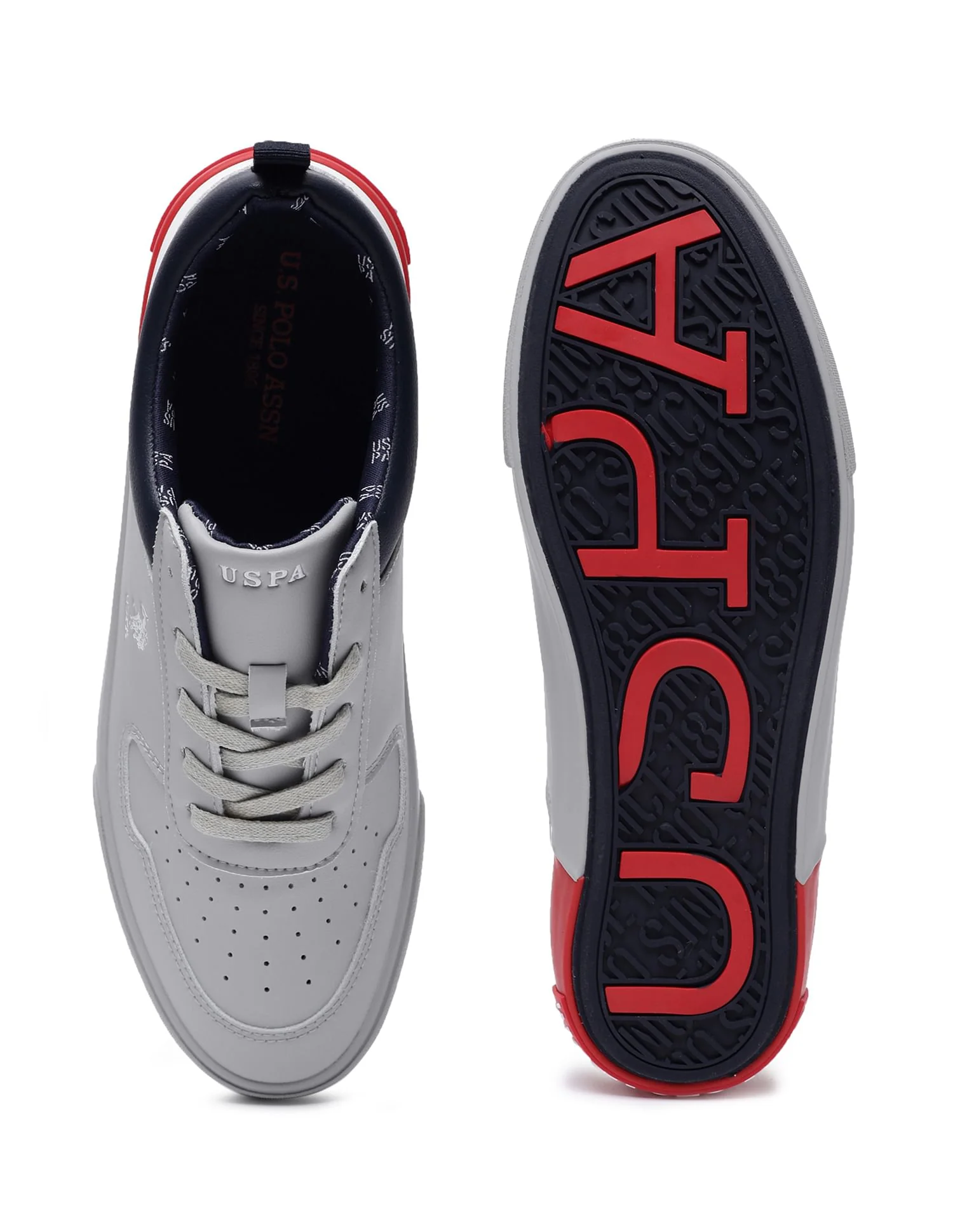 Panelled Colour Block Clanal Sneakers - Image 5