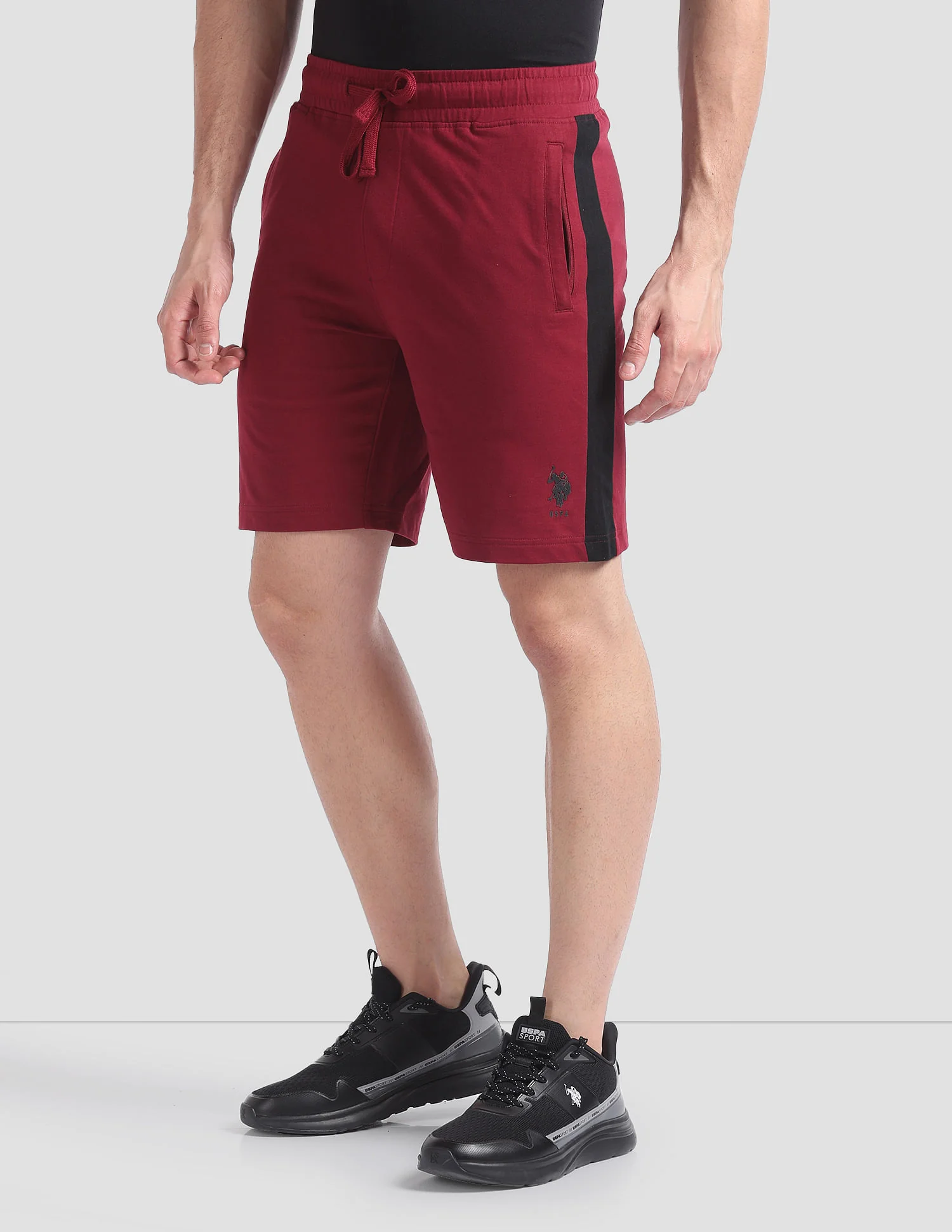 Panelled Cotton OES01 Lounge Shorts - Pack Of 1 - Image 4