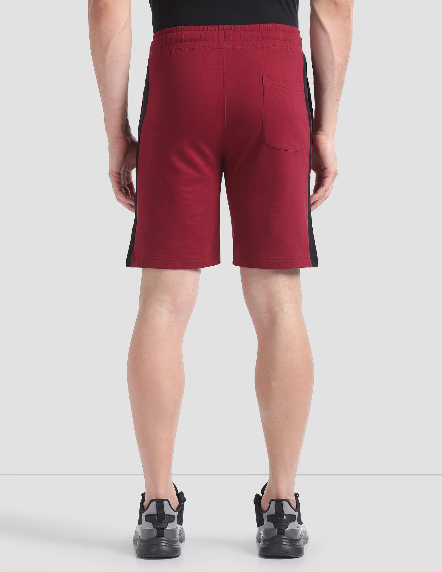 Panelled Cotton OES01 Lounge Shorts - Pack Of 1 - Image 5