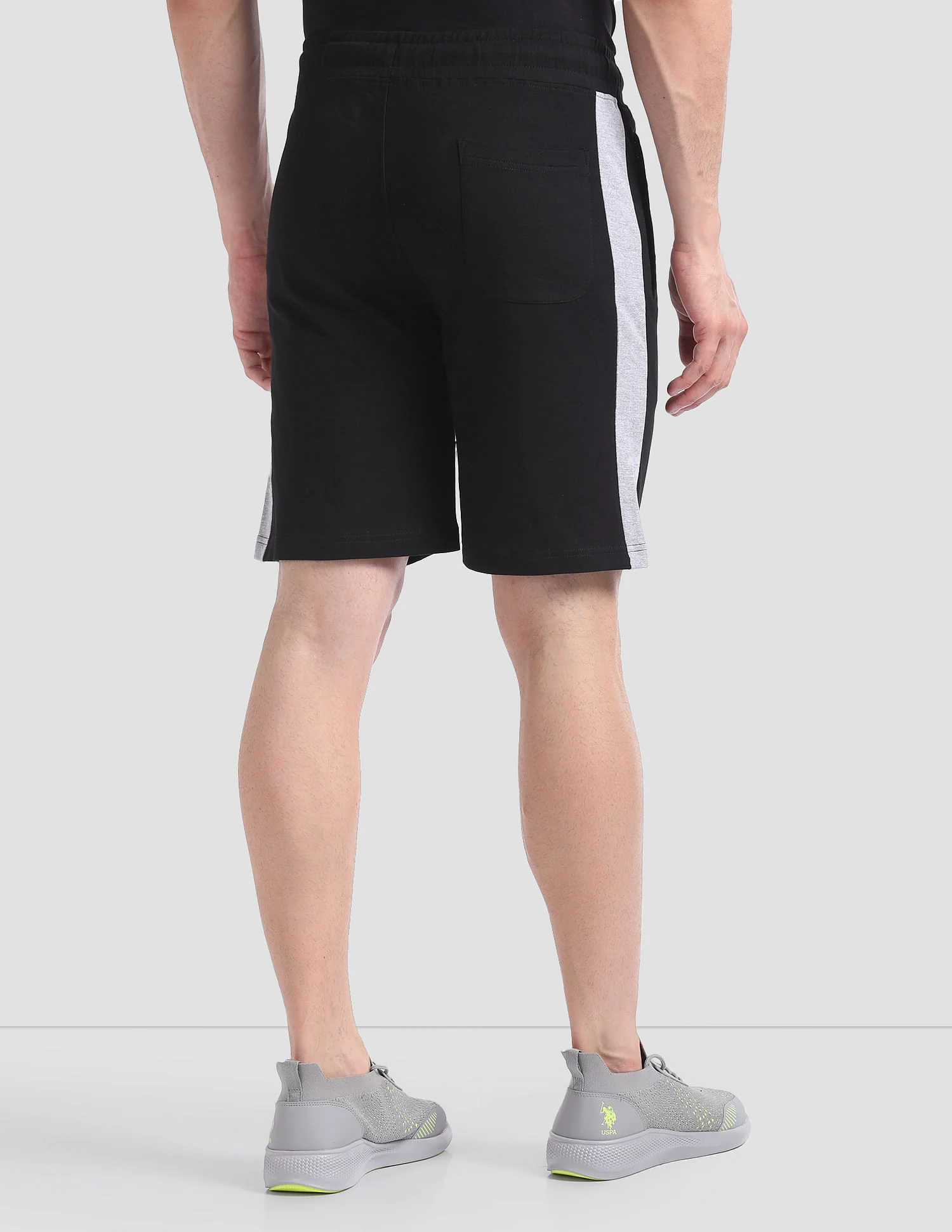 Panelled Cotton OES01 Lounge Shorts - Pack Of 1 - Image 5