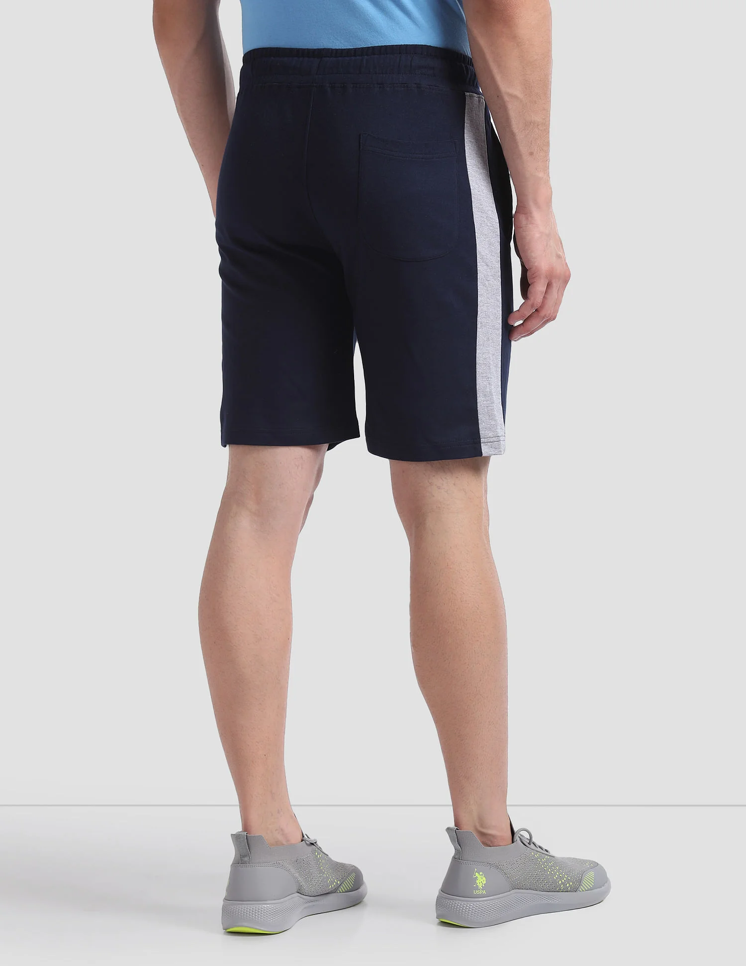 Panelled Cotton OES01 Lounge Shorts - Pack Of 1 - Image 5