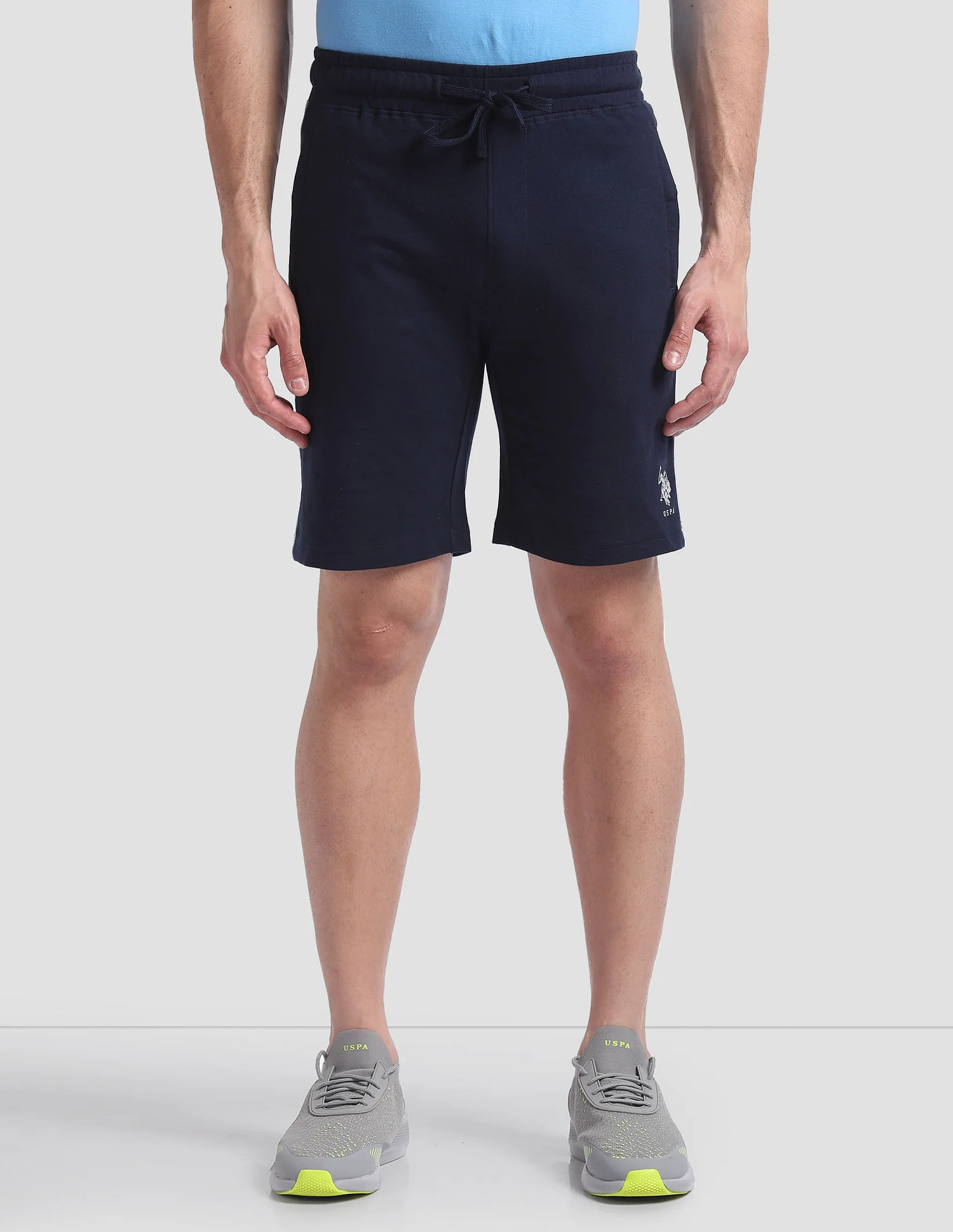 Panelled Cotton OES01 Lounge Shorts - Pack Of 1 - Image 6