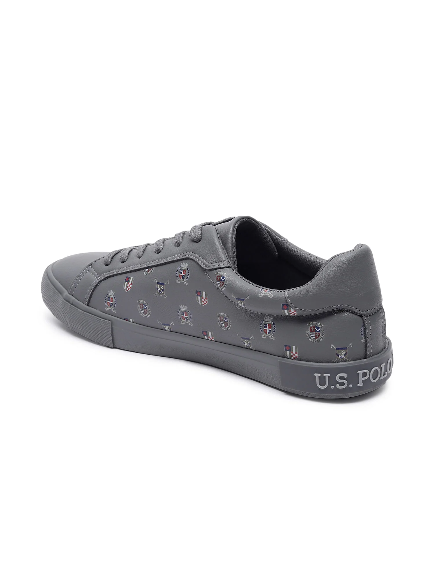 Panelled Logo Print Barry Sneakers - Image 3