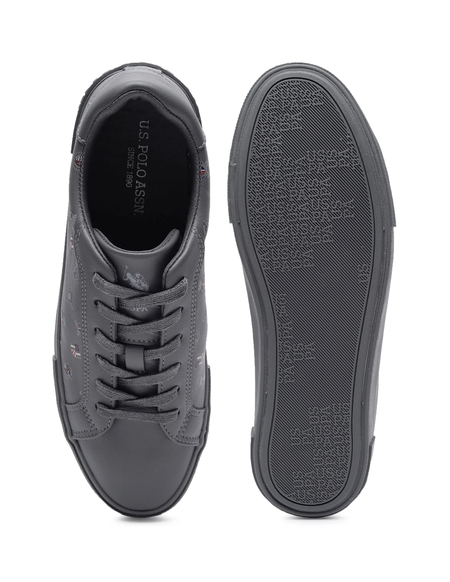 Panelled Logo Print Barry Sneakers - Image 5