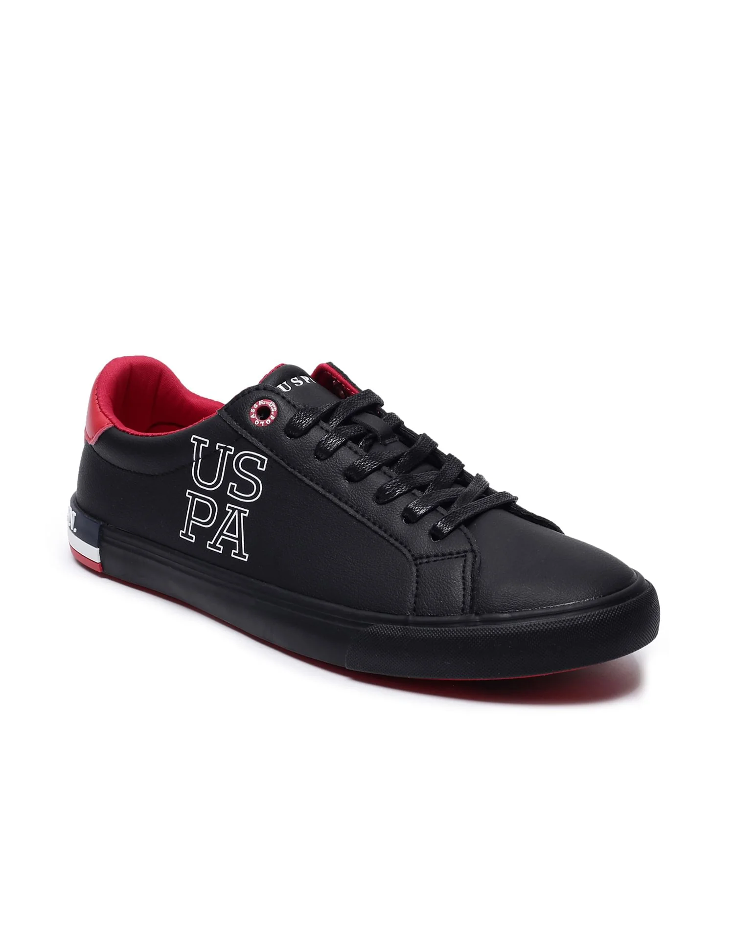 Men Panelled Logo Print Ramus Sneakers - Image 2