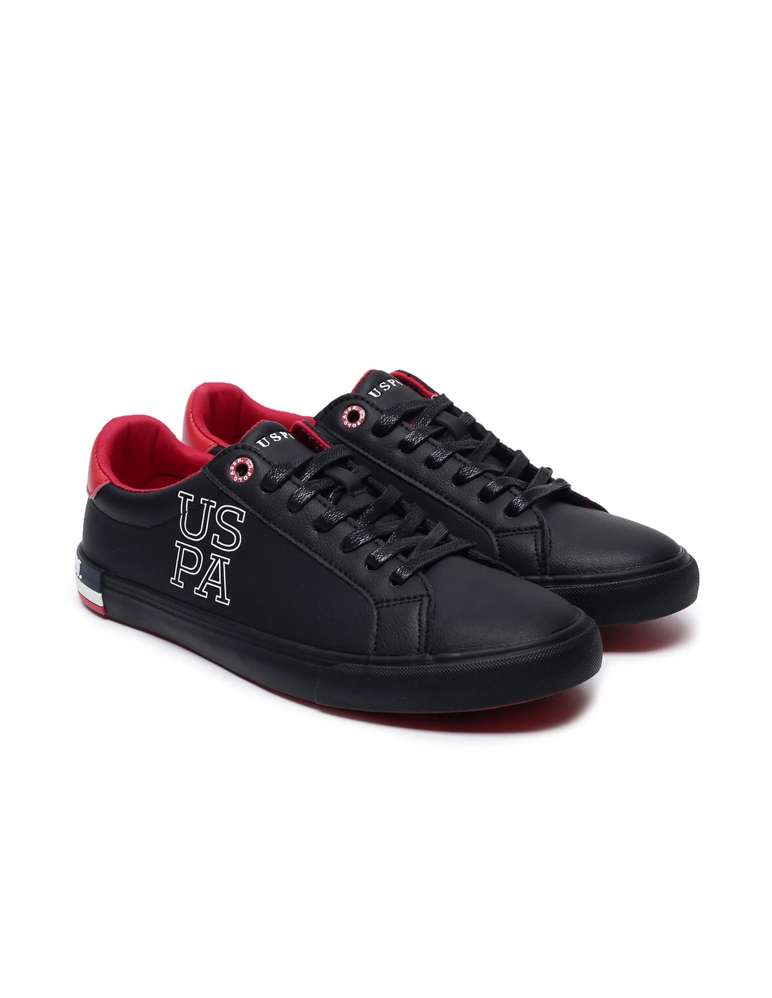 Men Panelled Logo Print Ramus Sneakers - Image 3