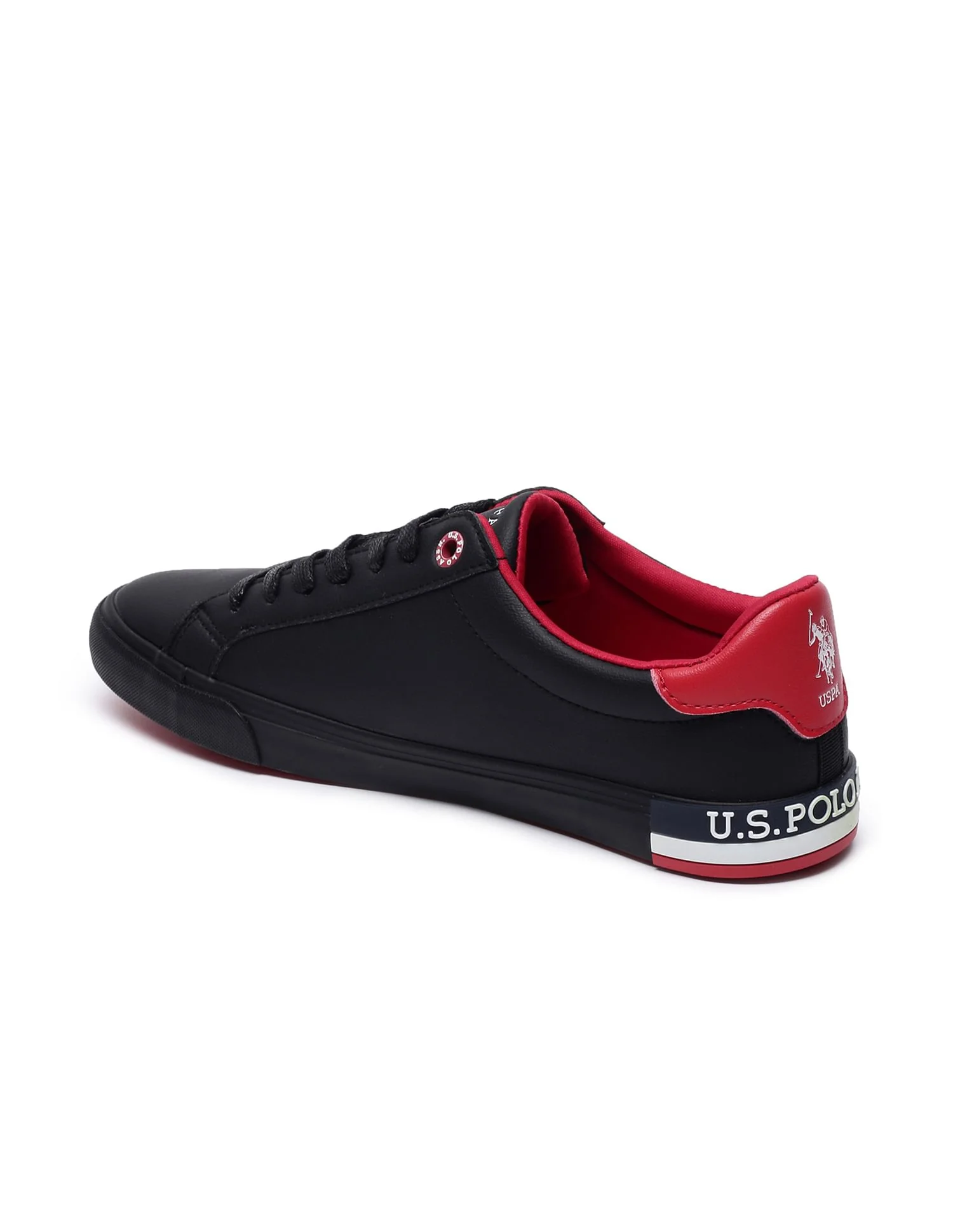 Men Panelled Logo Print Ramus Sneakers - Image 4