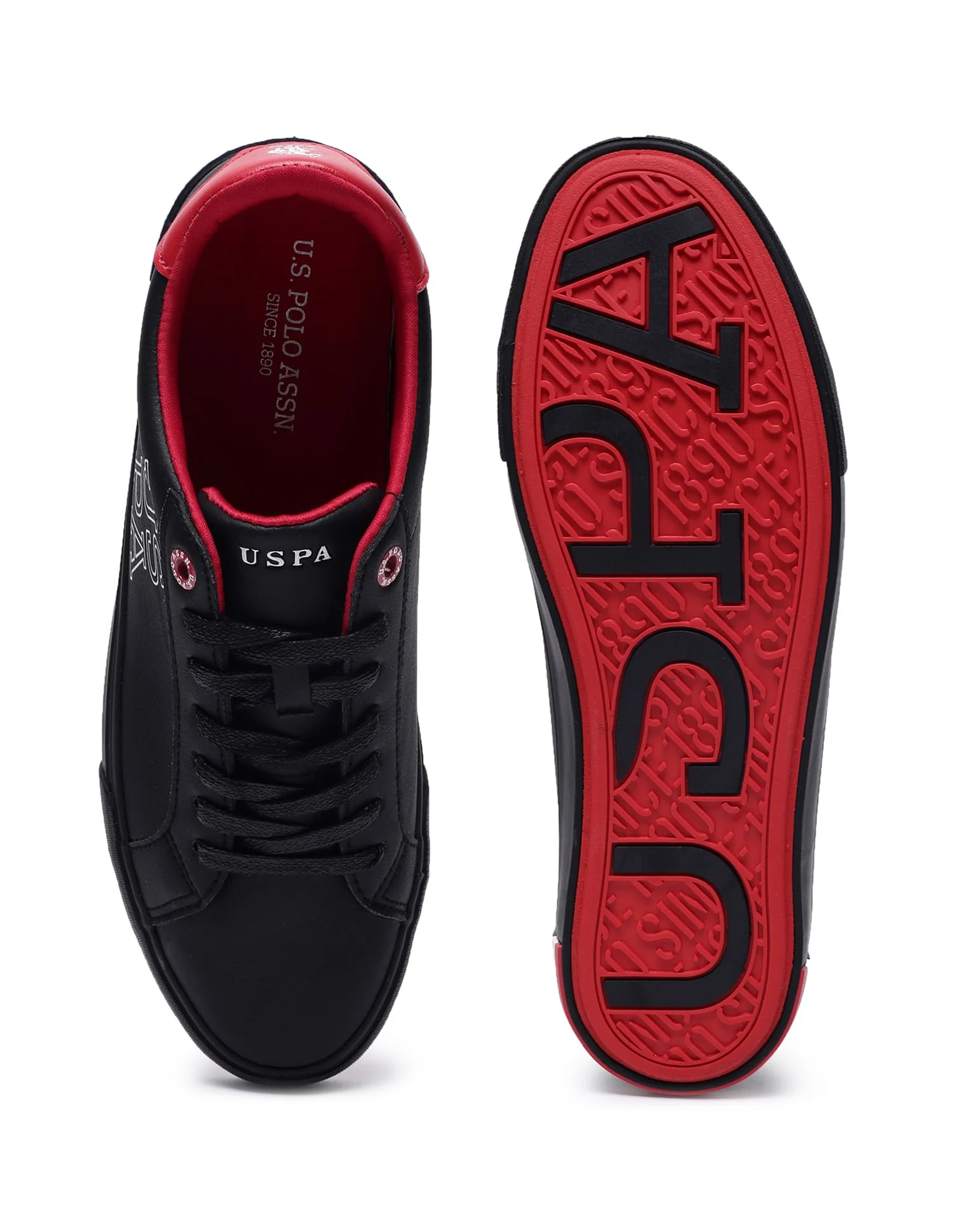Men Panelled Logo Print Ramus Sneakers - Image 6