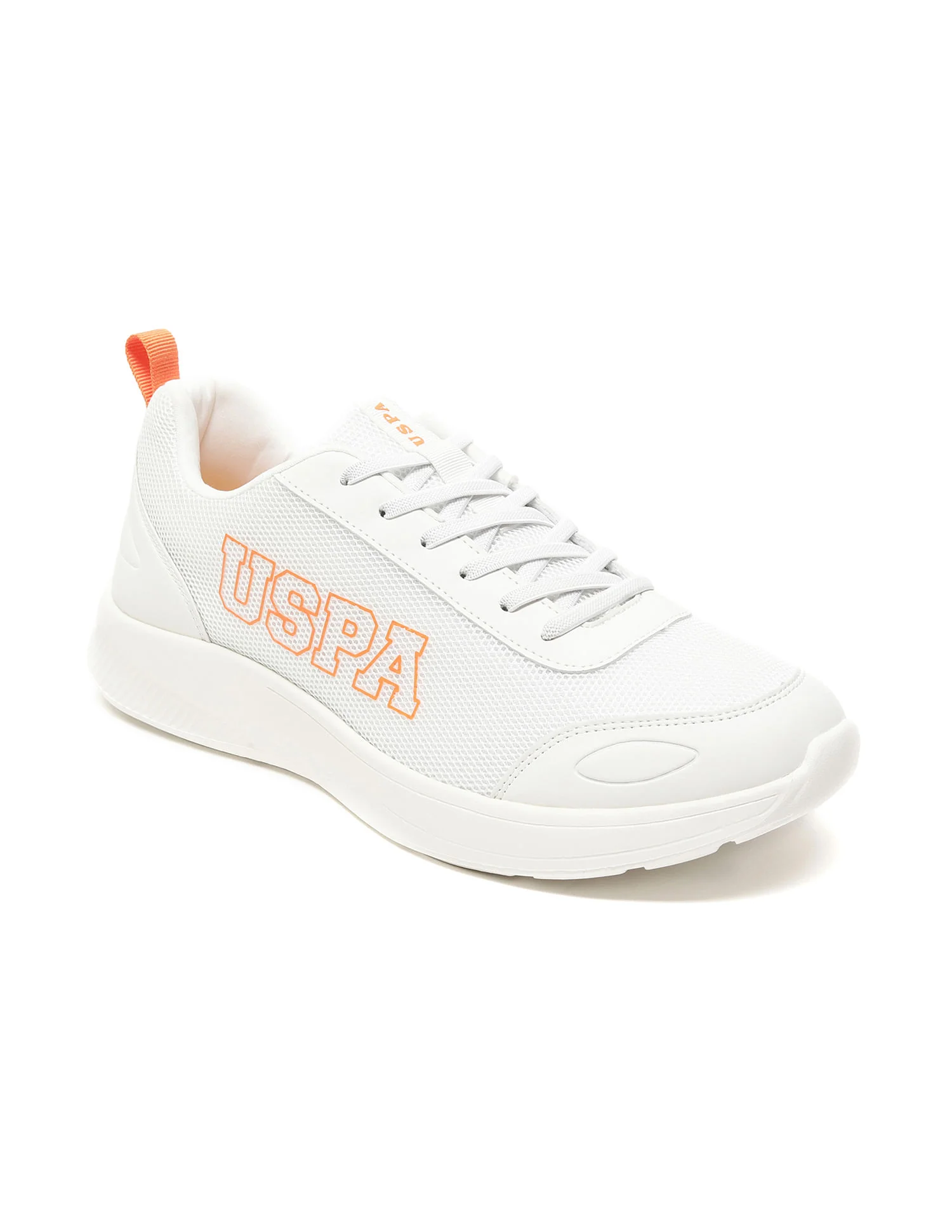 Panelled Logo Print Sneakers