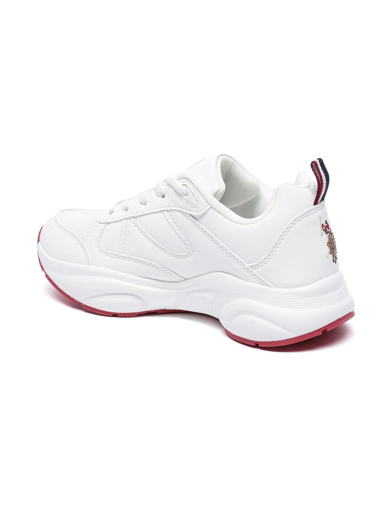 Women Panelled Lace Up Sneakers - Image 4