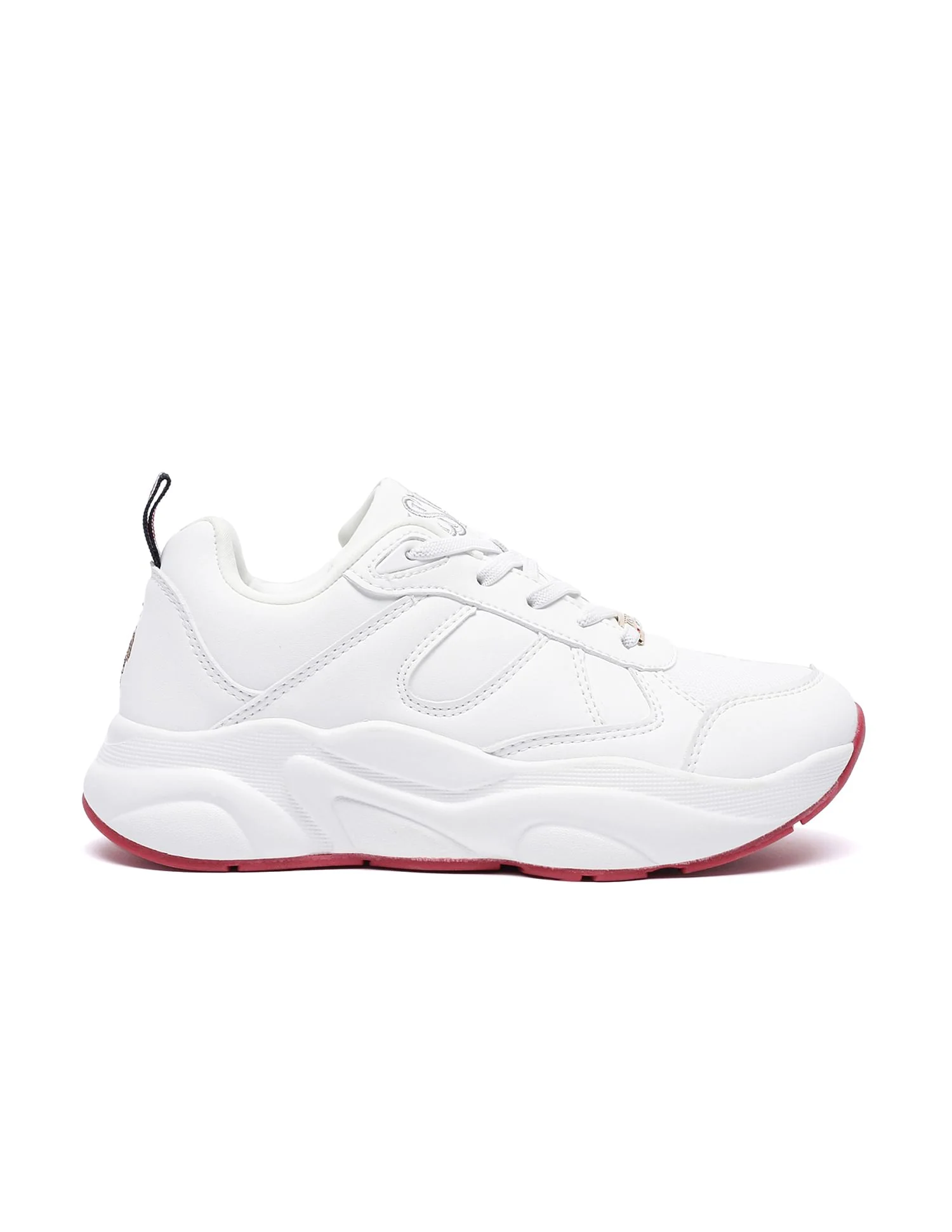 Women Panelled Lace Up Sneakers - Image 5