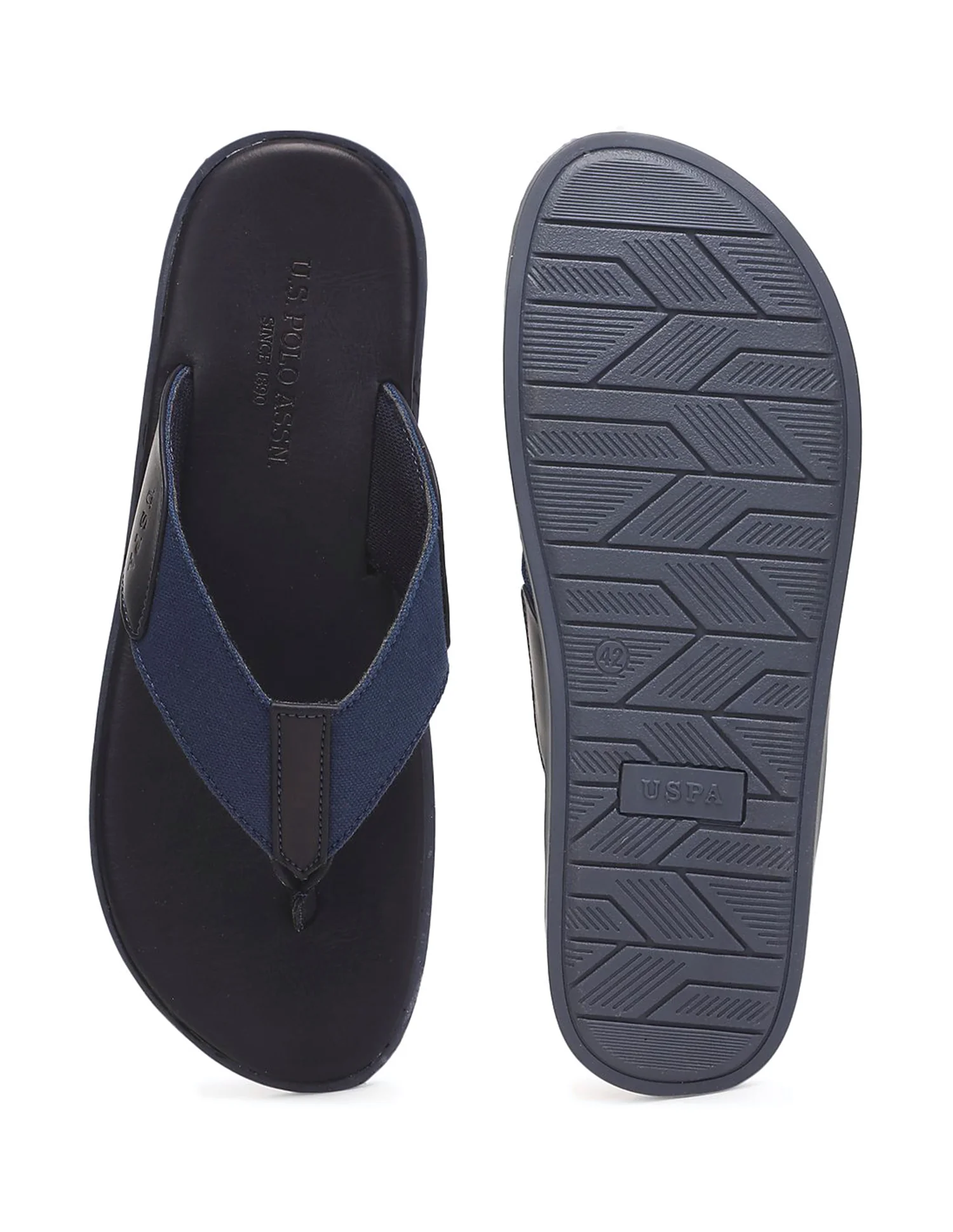 Men Panelled V-Strap Barrio Sandals - Image 4