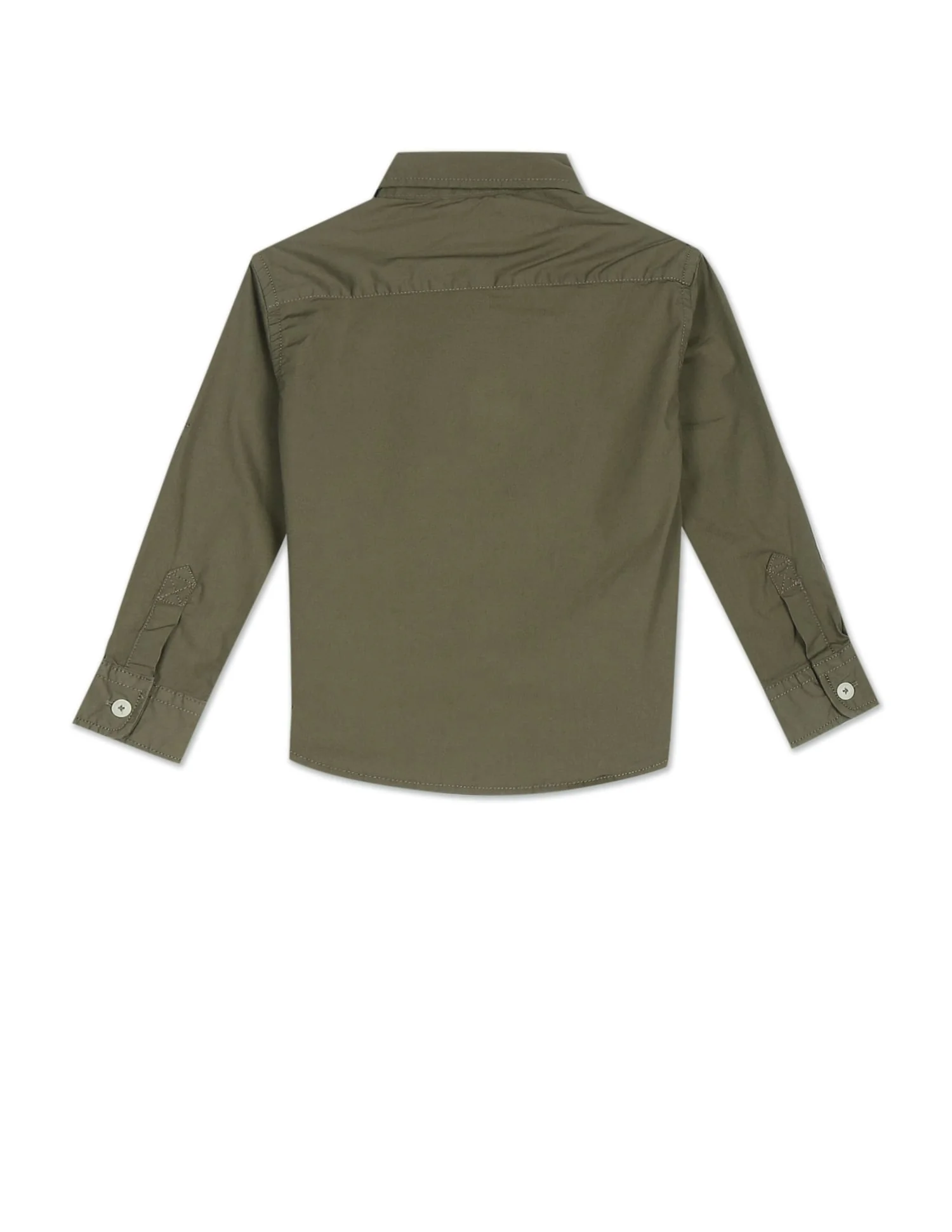 Patch Pocket Solid Shirt - Image 2