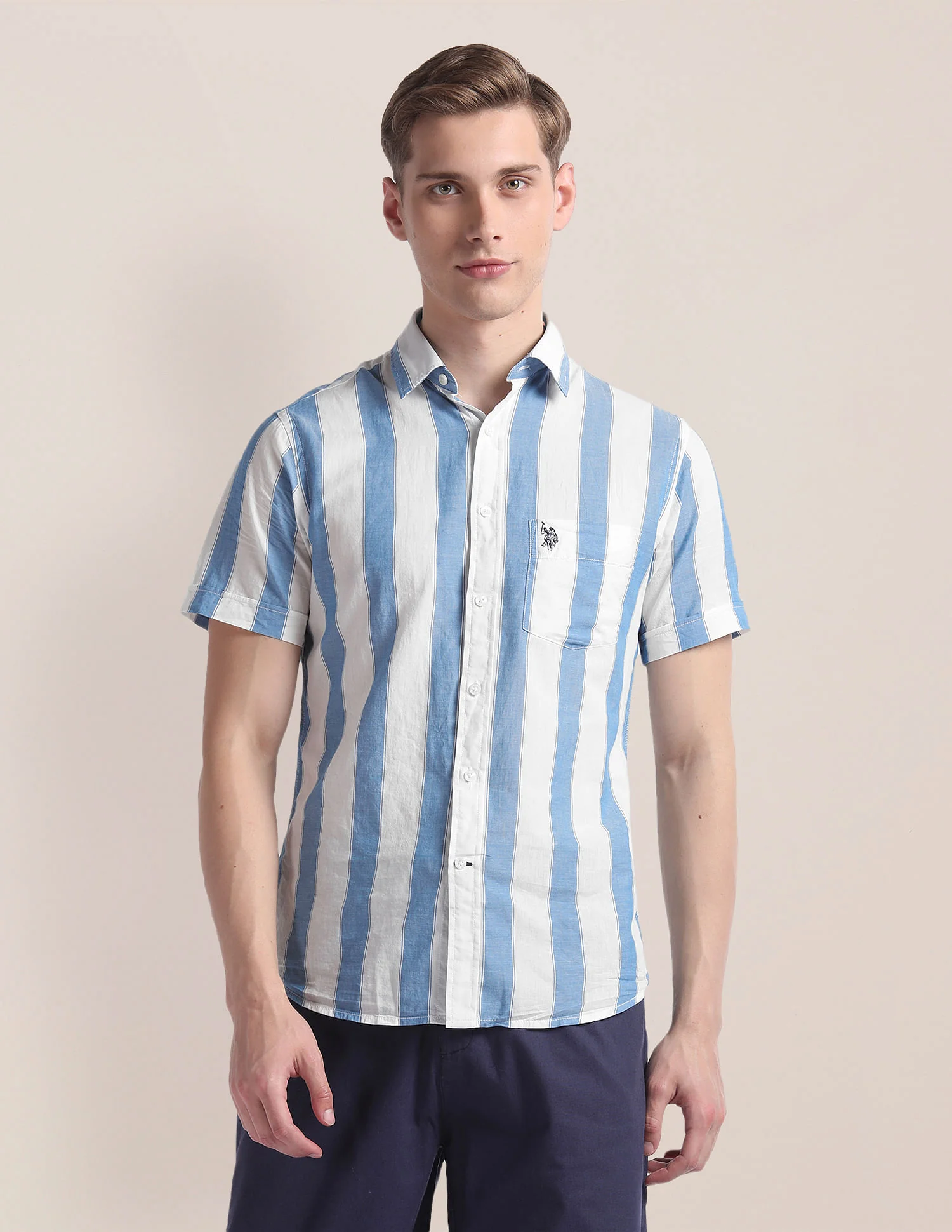 Pinpoint Oxford Striped Shirt