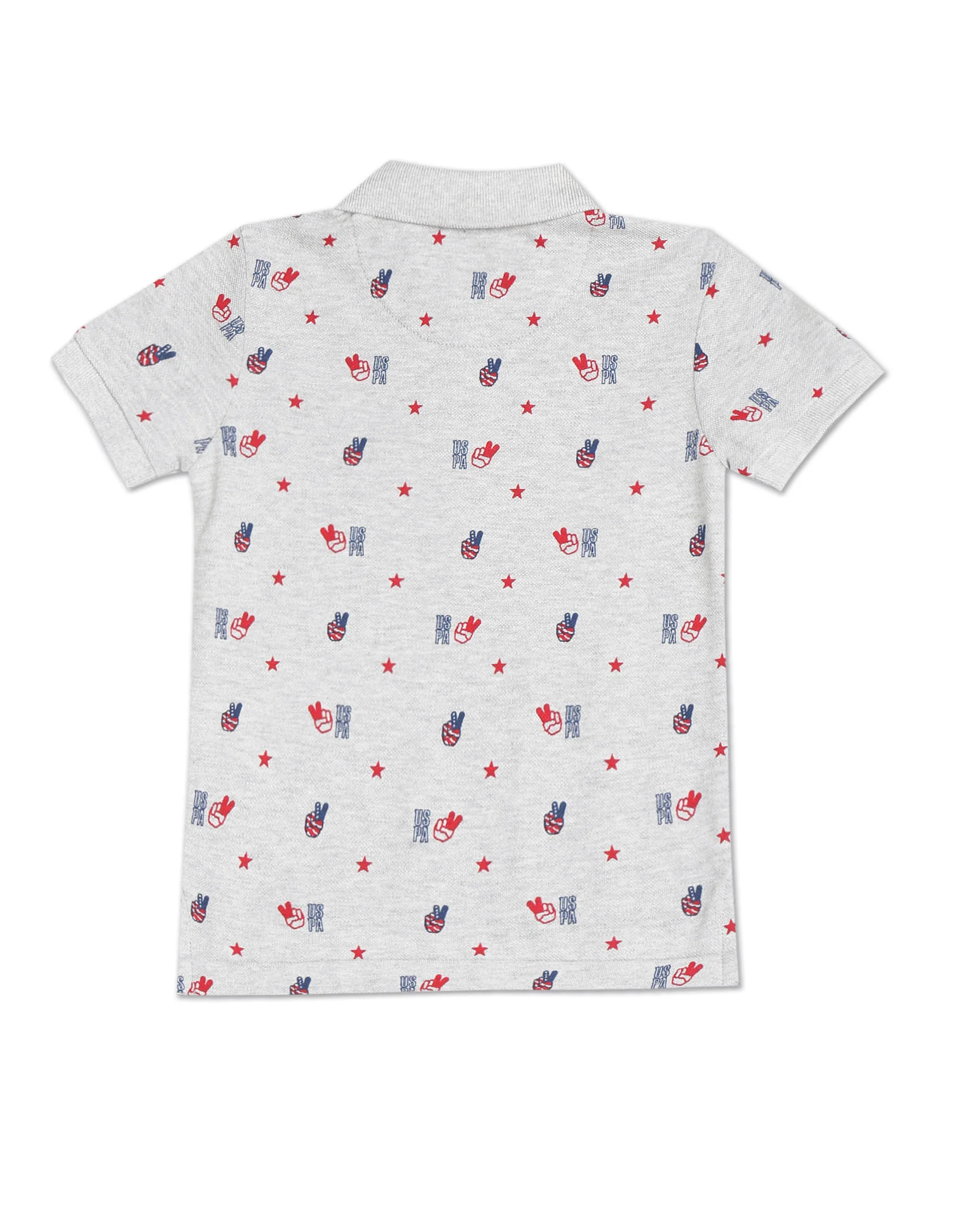 Pique Printed Polo Shirt - Image 2