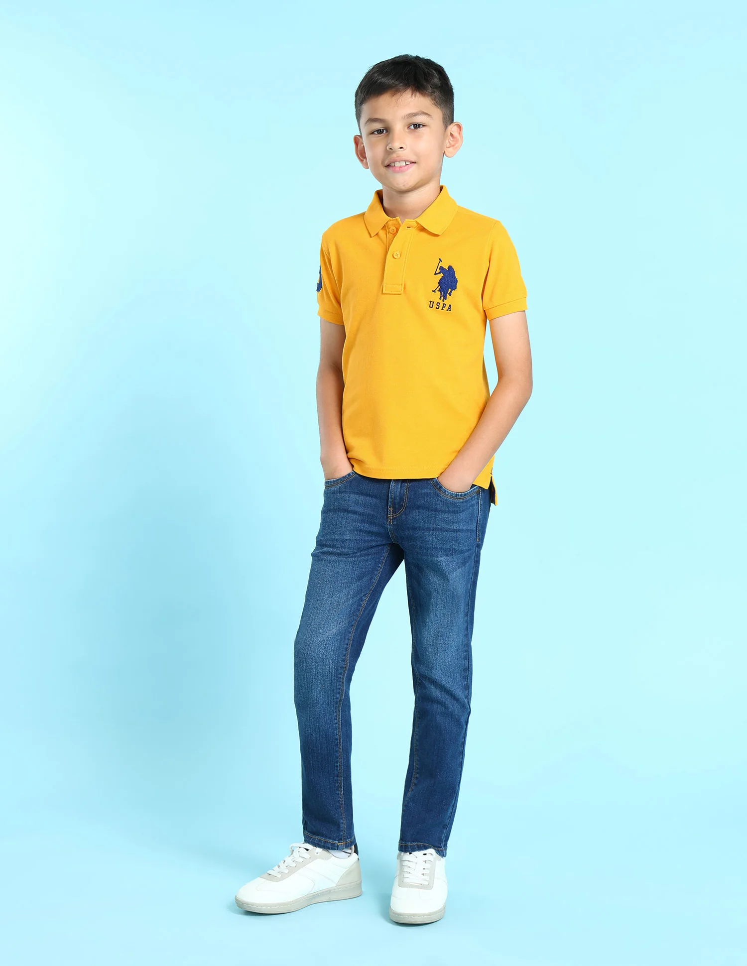 Pique Solid Polo Shirt - Image 3