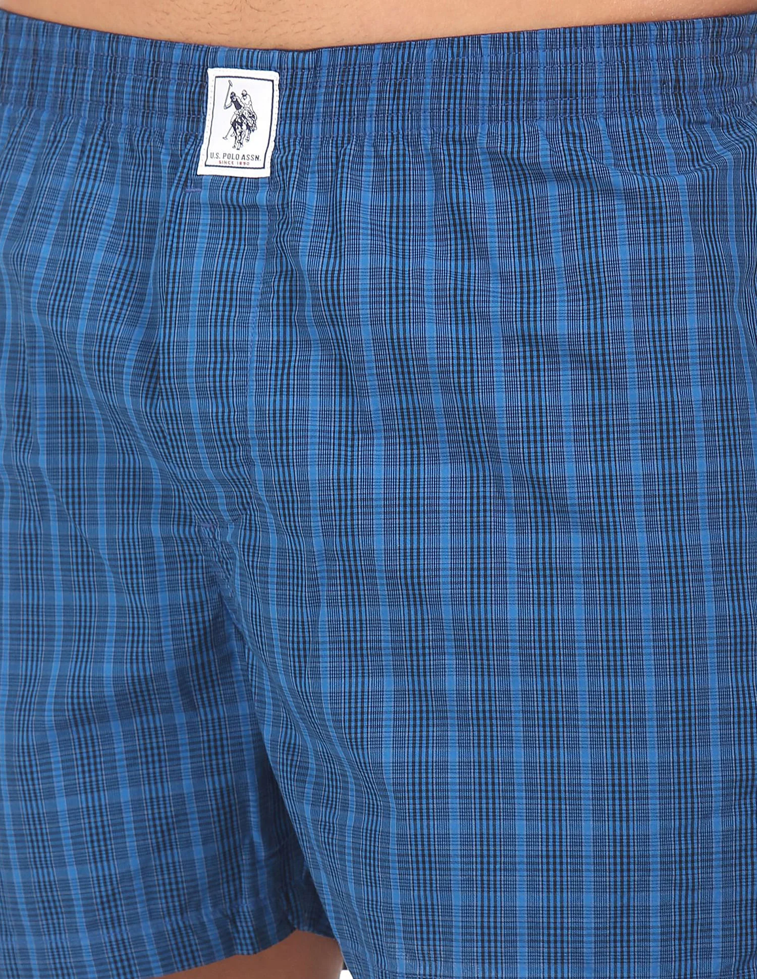 Plaid Check Pure Cotton I691 Boxers - Pack Of 2 - Image 5