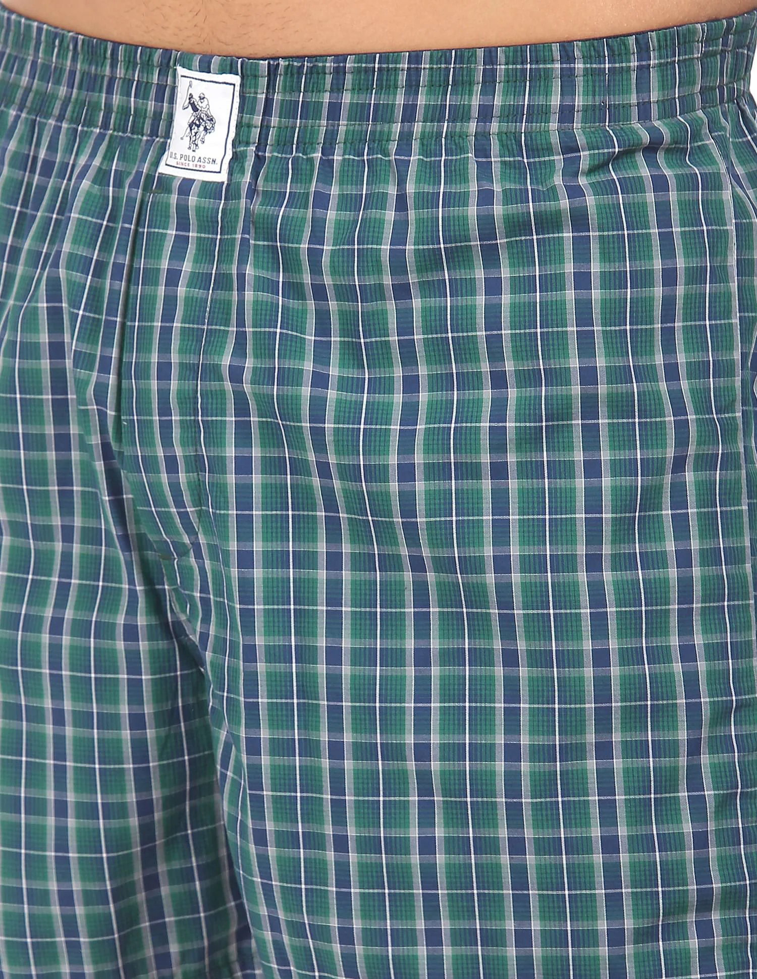 Plaid Check Pure Cotton I691 Boxers - Pack Of 2 - Image 5