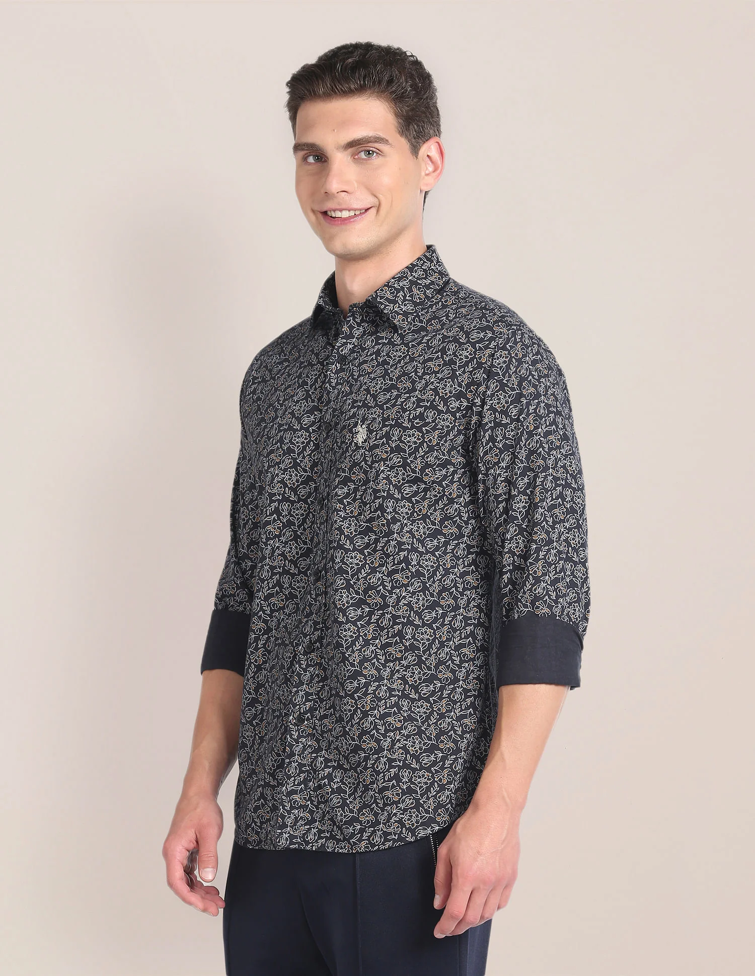 Premium Cotton Floral Shirt - Image 4