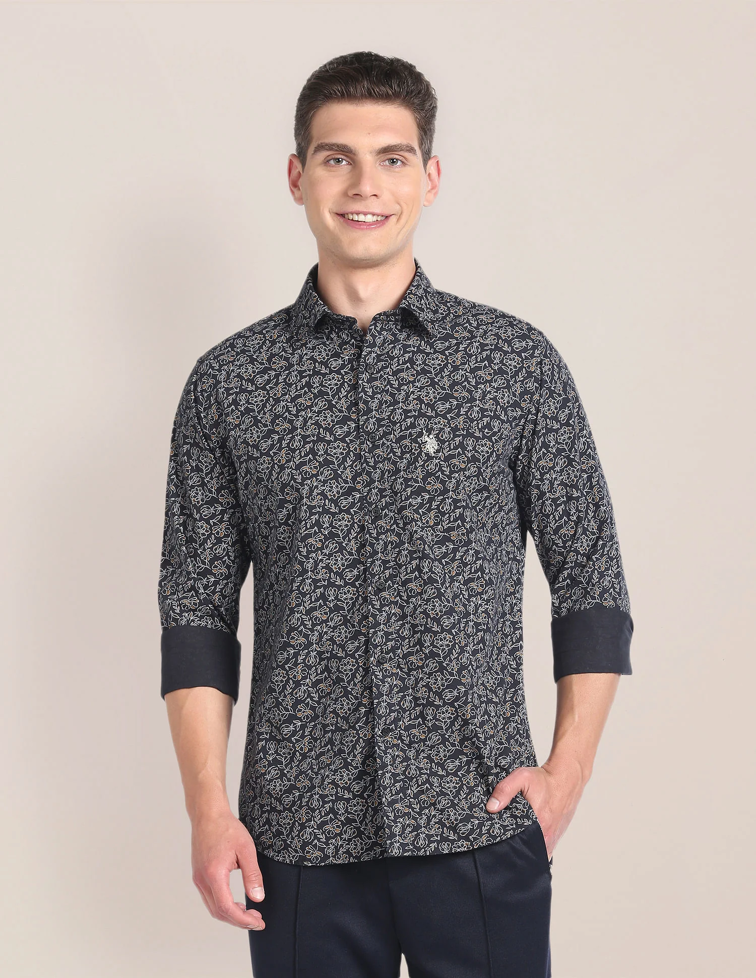 Premium Cotton Floral Shirt - Image 6