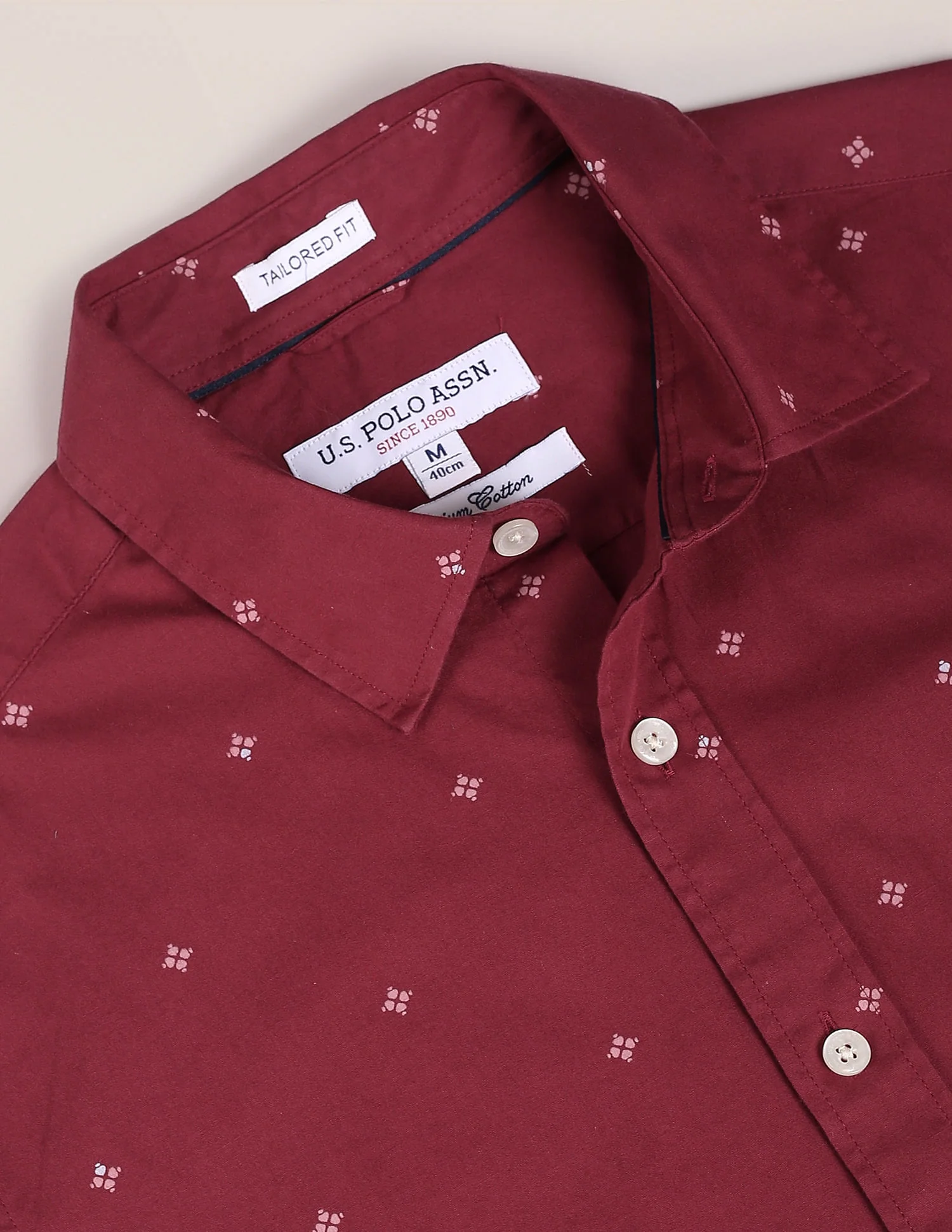 Premium Cotton Geometric Print Shirt - Image 2