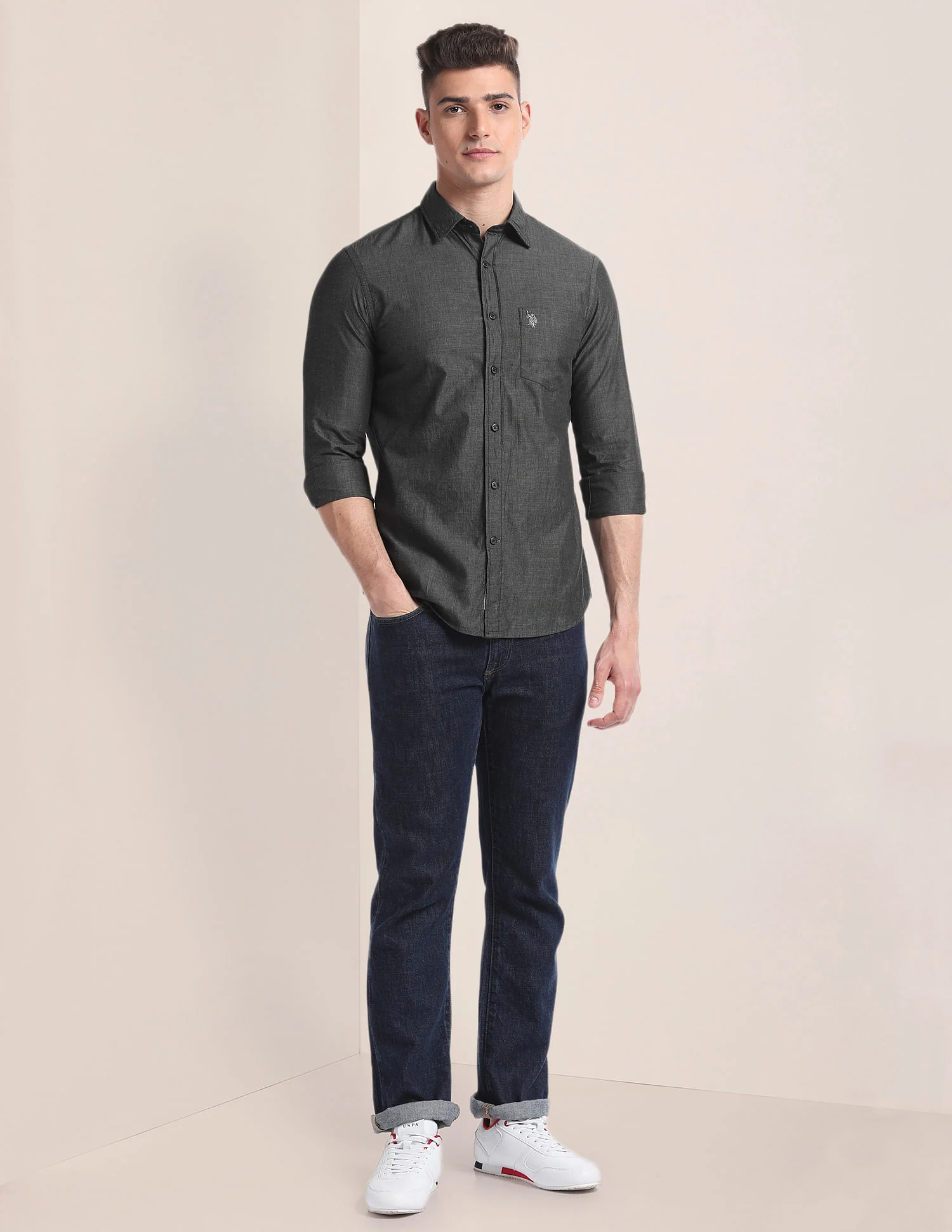 Premium Cotton Patterned Shirt - Image 3