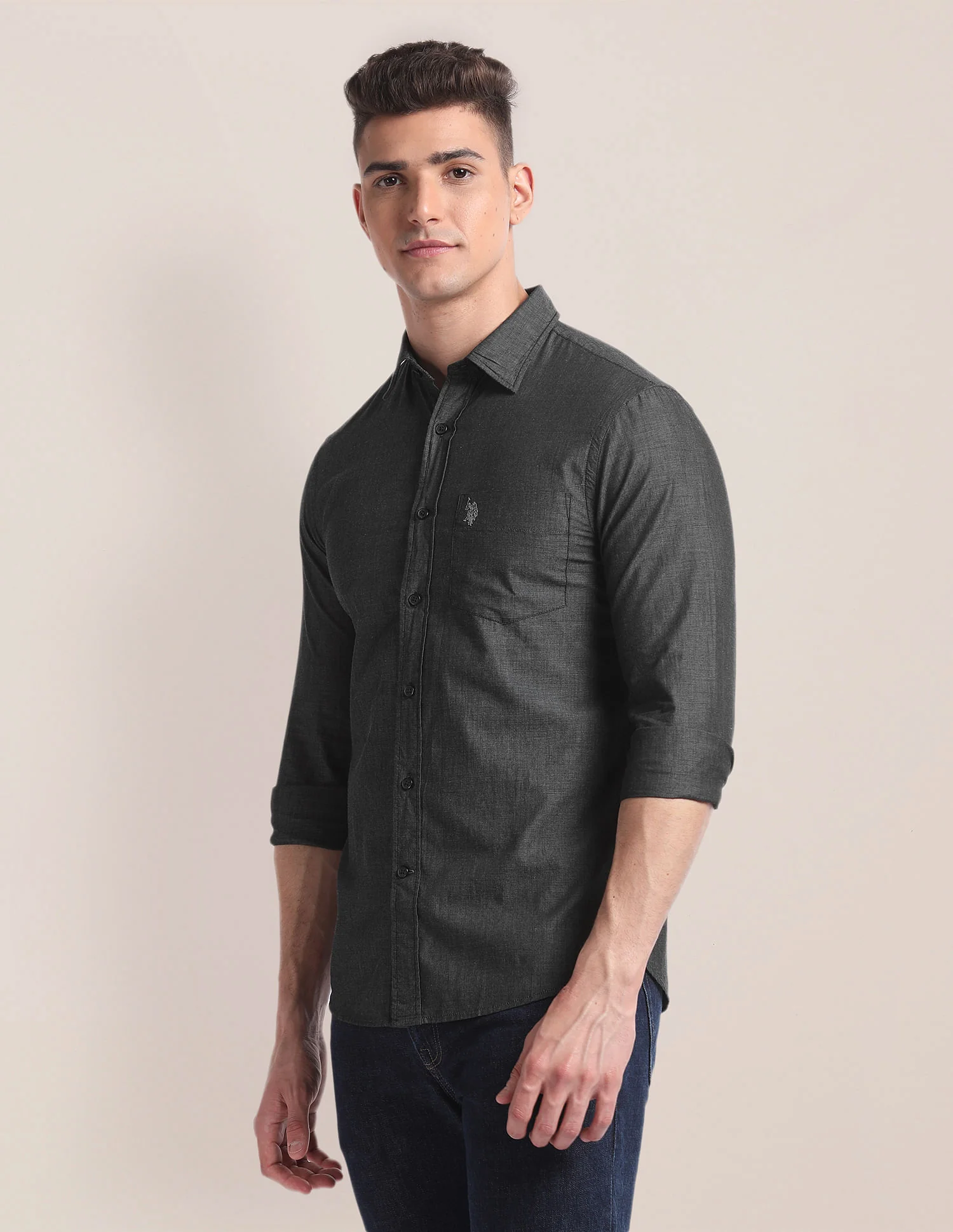 Premium Cotton Patterned Shirt - Image 4
