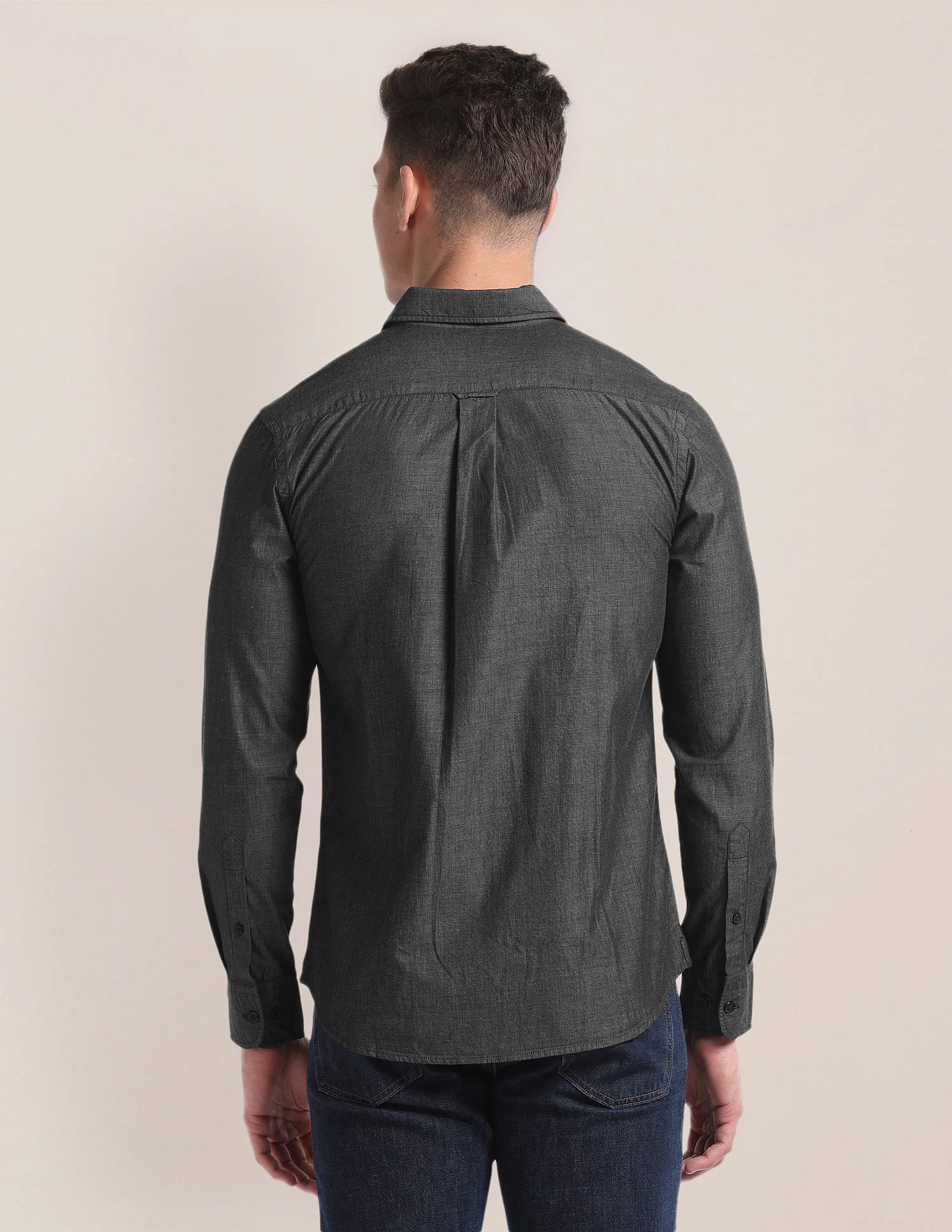 Premium Cotton Patterned Shirt - Image 5
