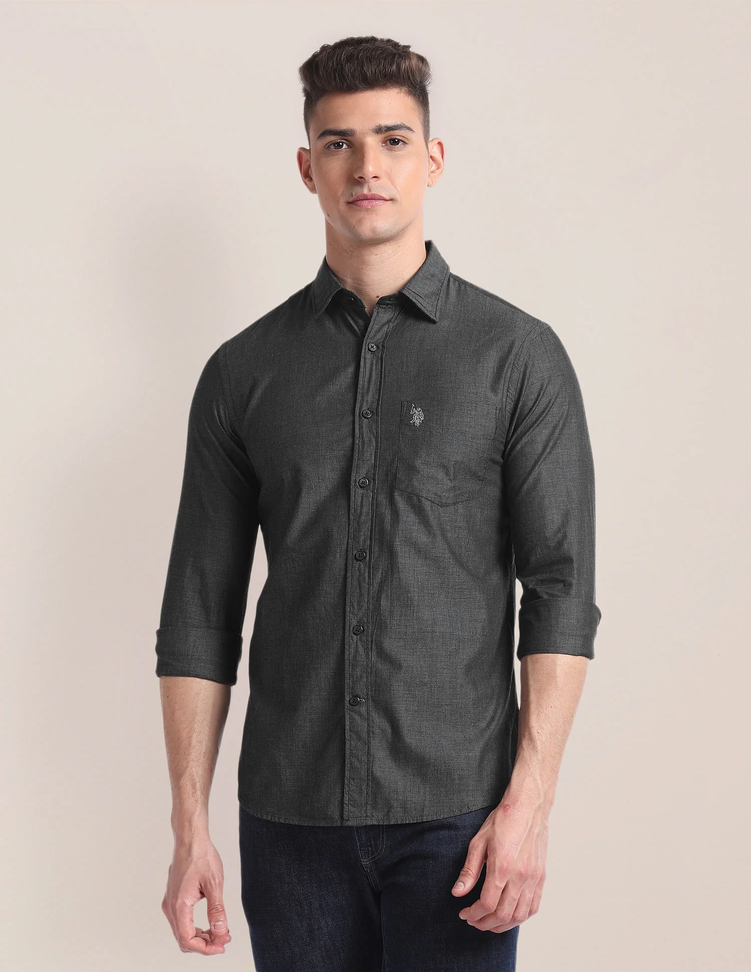 Premium Cotton Patterned Shirt - Image 6