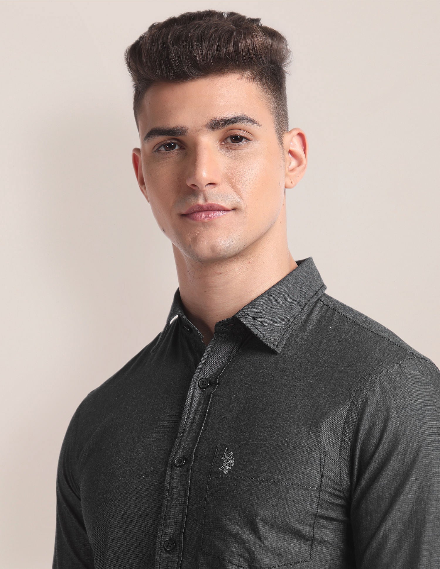 Premium Cotton Patterned Shirt - Image 7